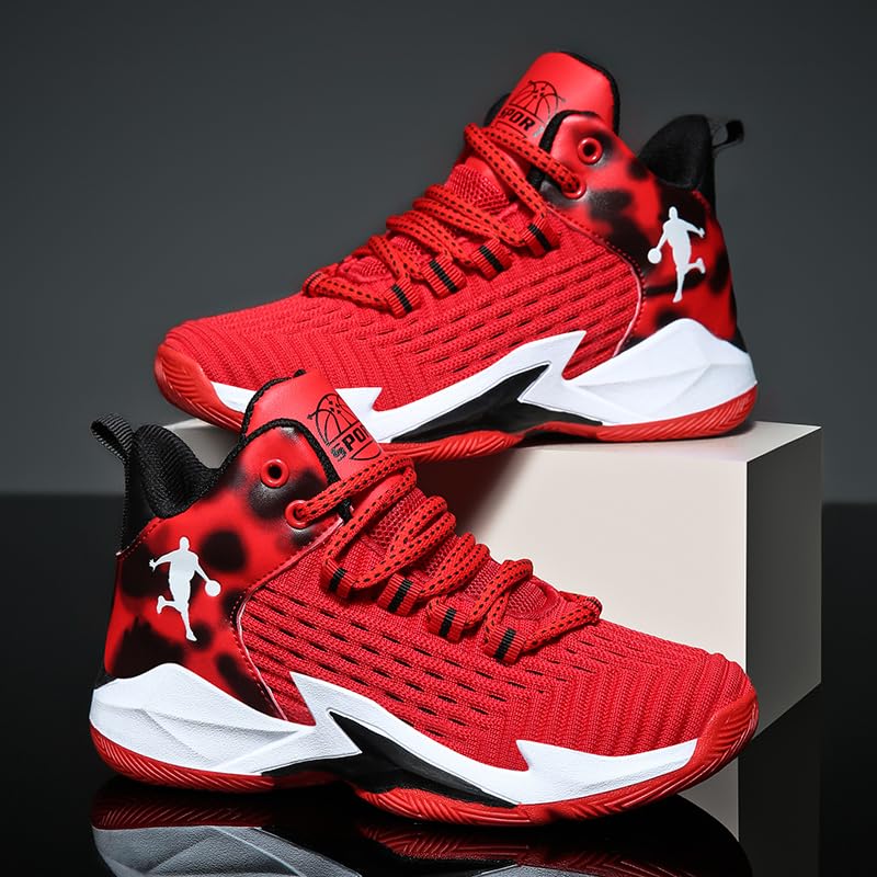 Jungsport- und Kinderbasketballschuhe, Lauf- und Gehschuhe, atmungsaktive und Bequeme Sportschuhe