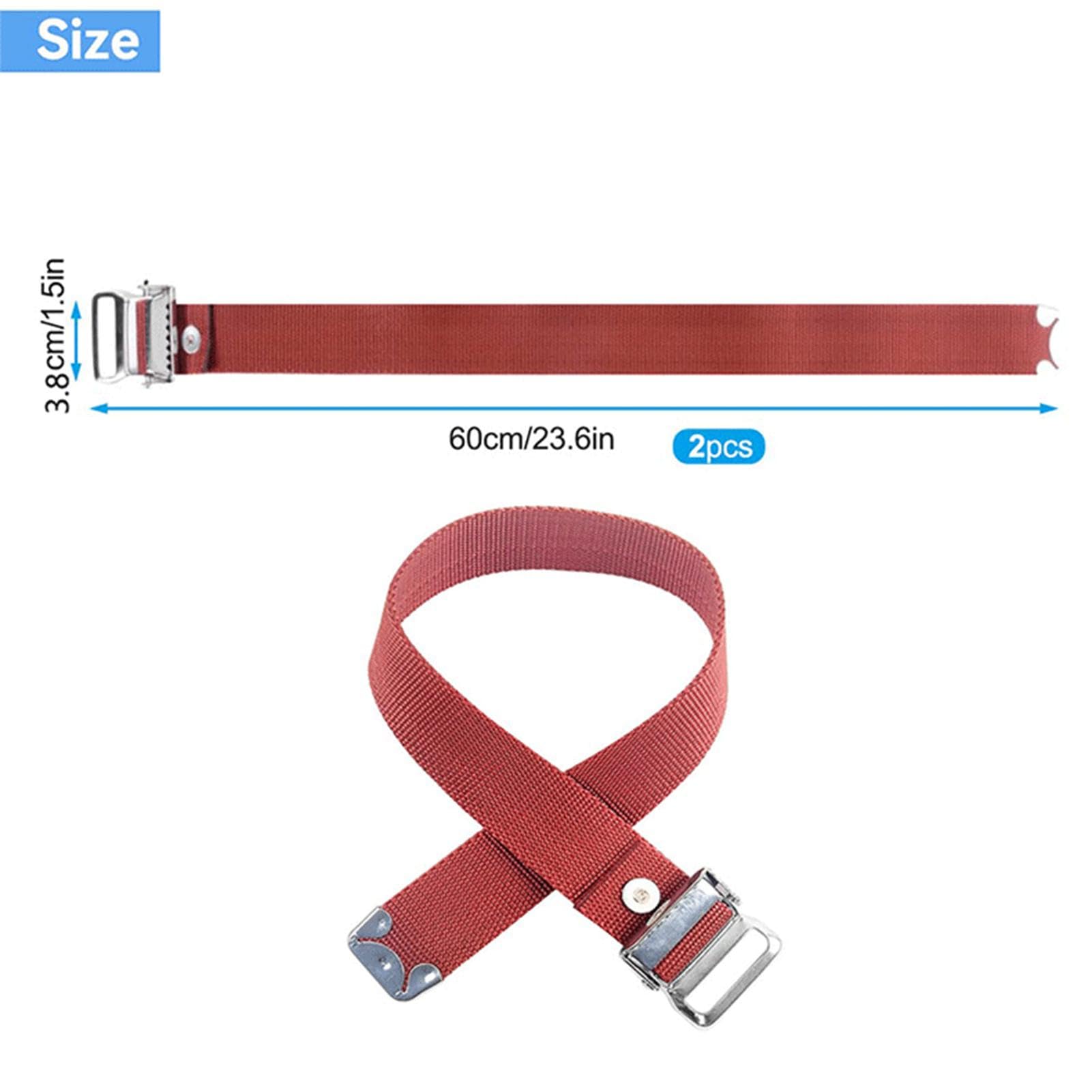 Kit de correas de pierna para zancos de yeso, correas ajustables con hebilla, 2 piezas de accesorios para zancos | Cómodas correas de repuesto para pies, kit de fijación segura de piernas para