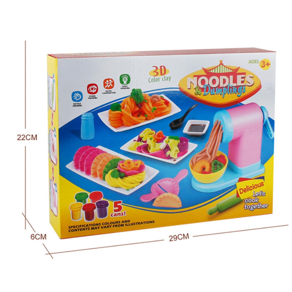 Máquina de Fideos de Plastilina 3d de Plástico 1 Set