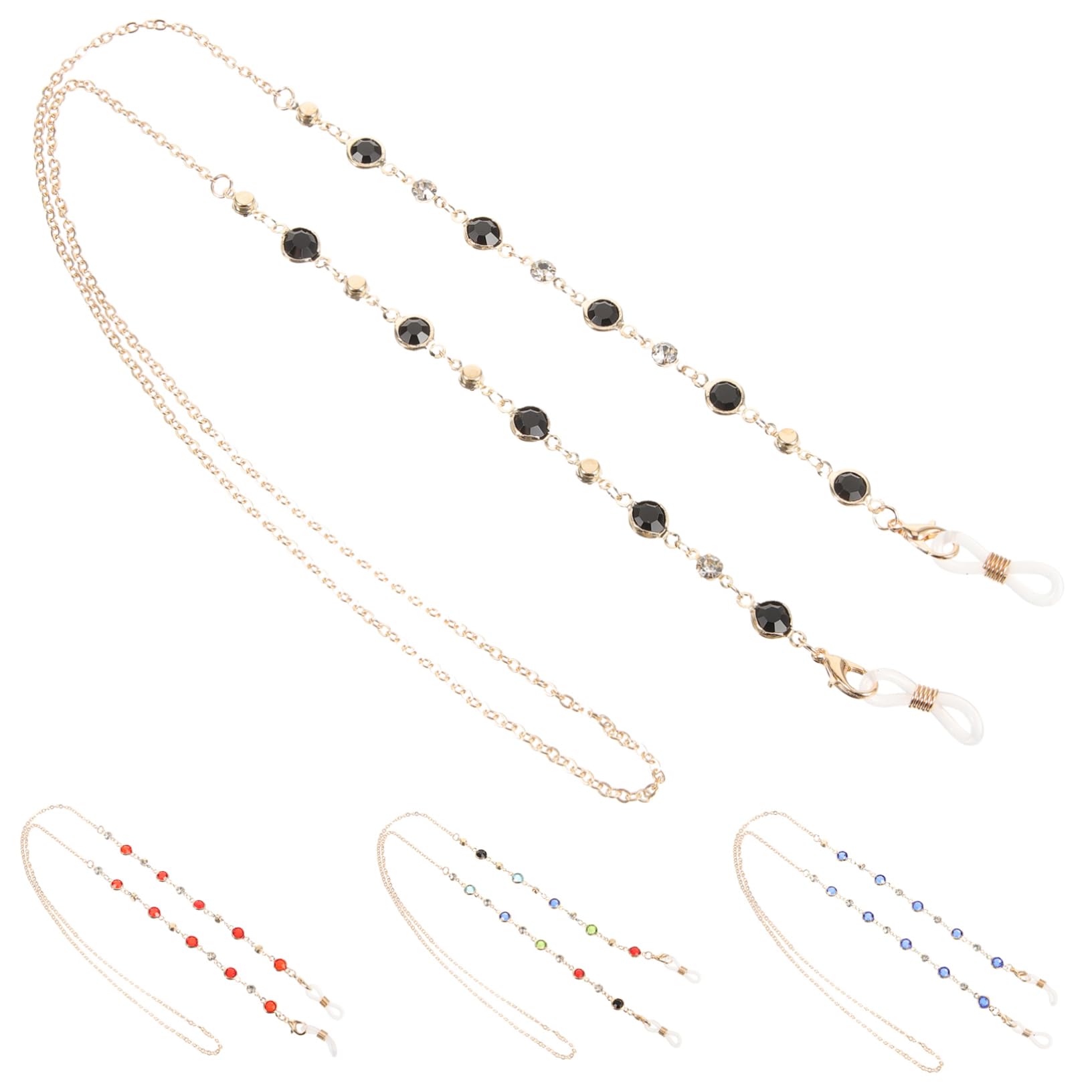 VALICLUD 20piezas Cadenas Para Gafas De Sol y Lectura Correas De Cristales De Accesorios Multifuncionales Para Mujeres Incluye Profundo