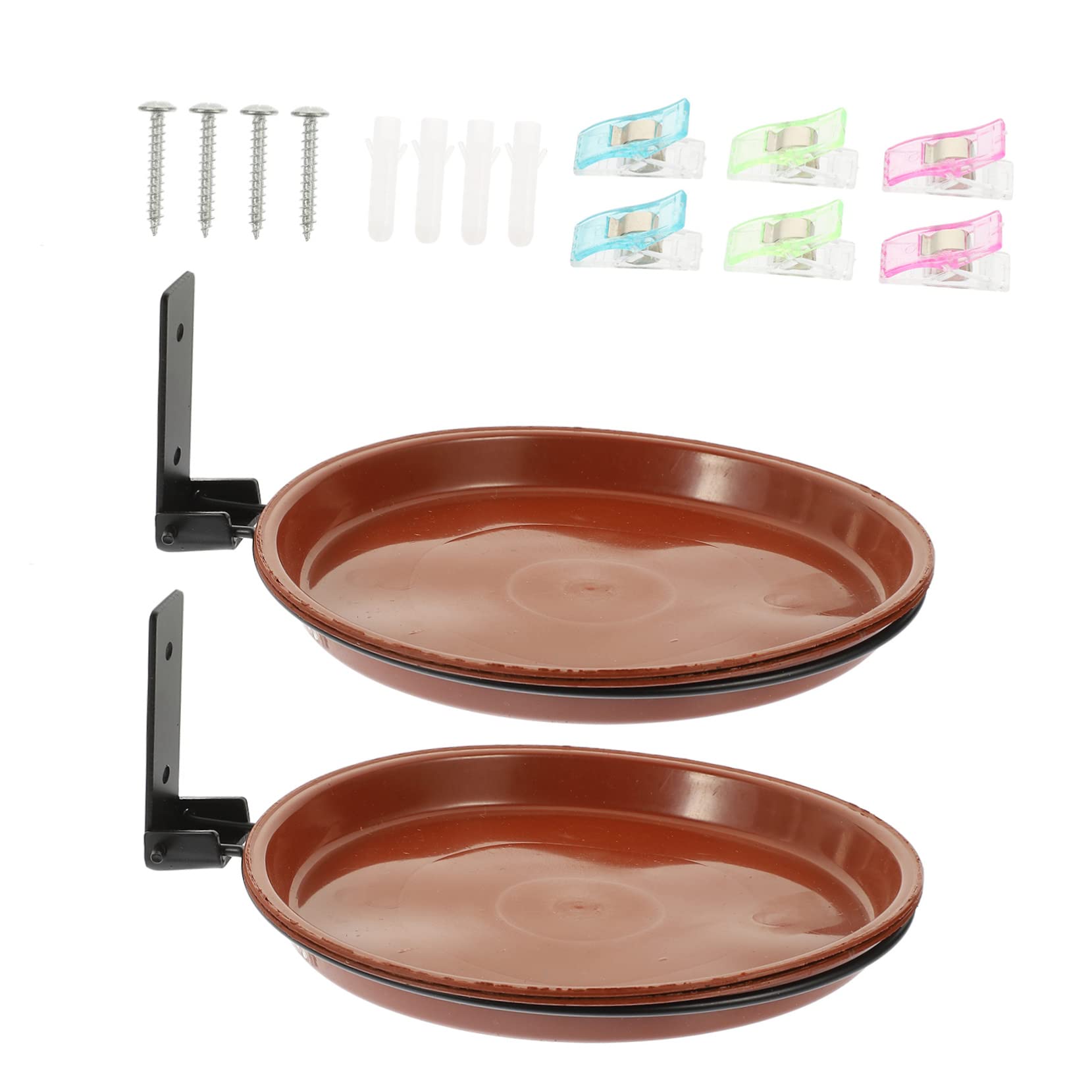 Supvox 5sätze Hängende Vogelfutterstation Mit Wasserschale Teiliges Set Dekorativem Futter Und Badeplatz Für Vögel Im Garten Wiederverwendbar Und Ansprechendes Design Für