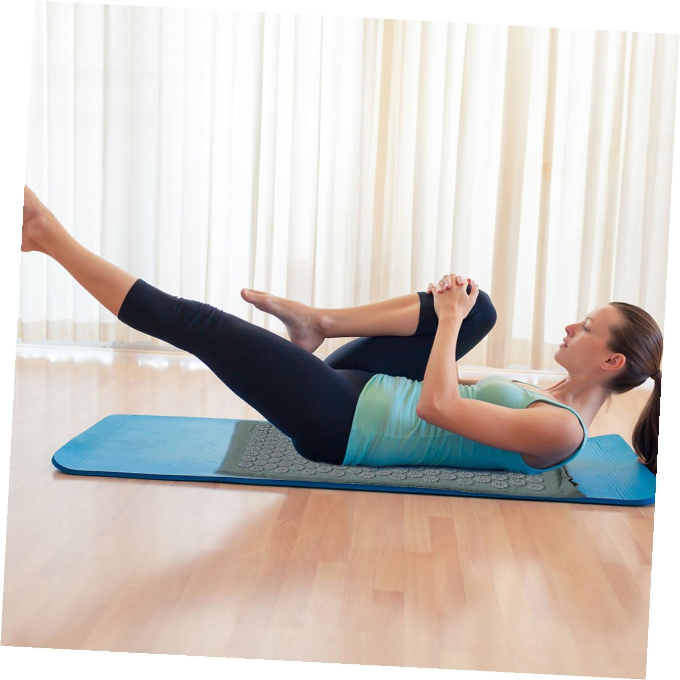 Anneome Tapis D'acupression Paquet de Transport Facile à Porter Coussin Massant Kit et 2 Pièces en Tissu Coton avec pour Soulager les Douleurs Musculaires