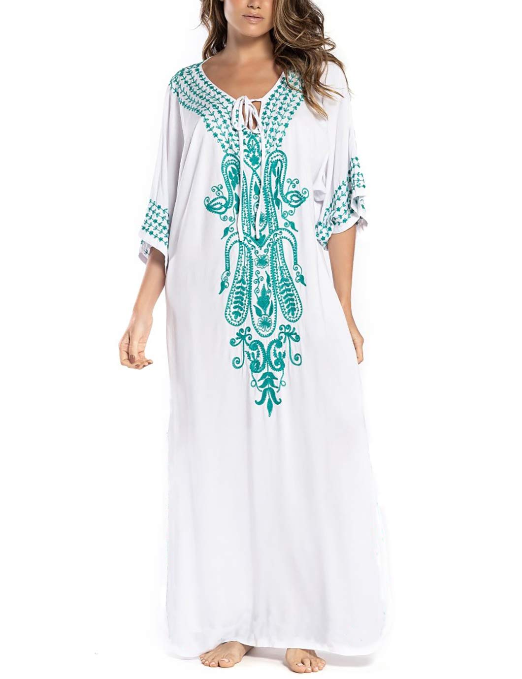 Eddoyeewomens Kaftan Swimwear Cover Up
