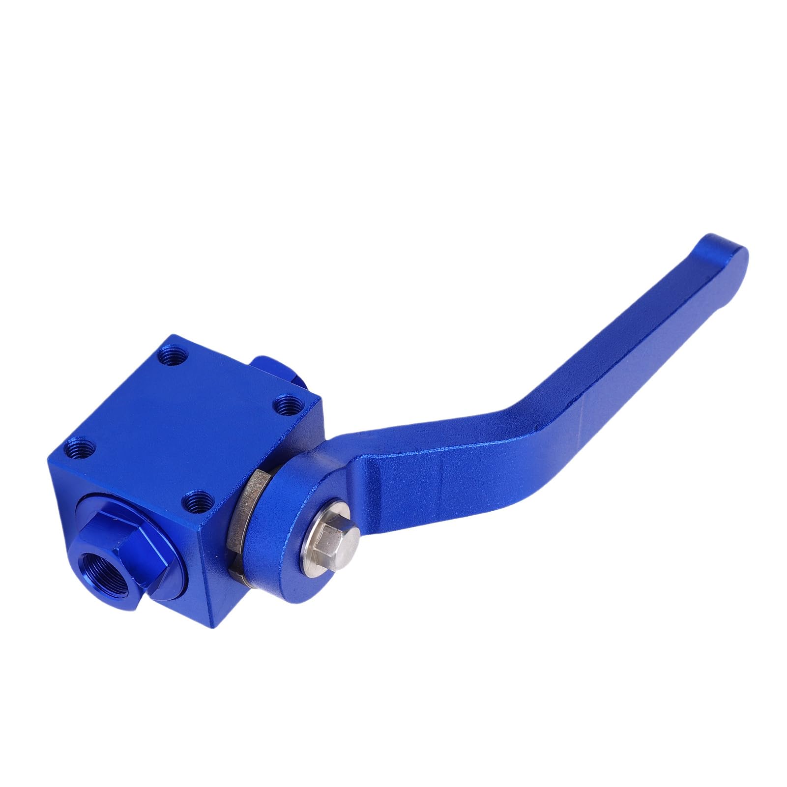 Bremsleitungsschlossabsperrventil, Aluminium -Legierungspartventil für Ölbrennstoffgaswasserluft mit Standard 1/8 -Zoll -NPT -Gewinde, Universelle Ausstattung