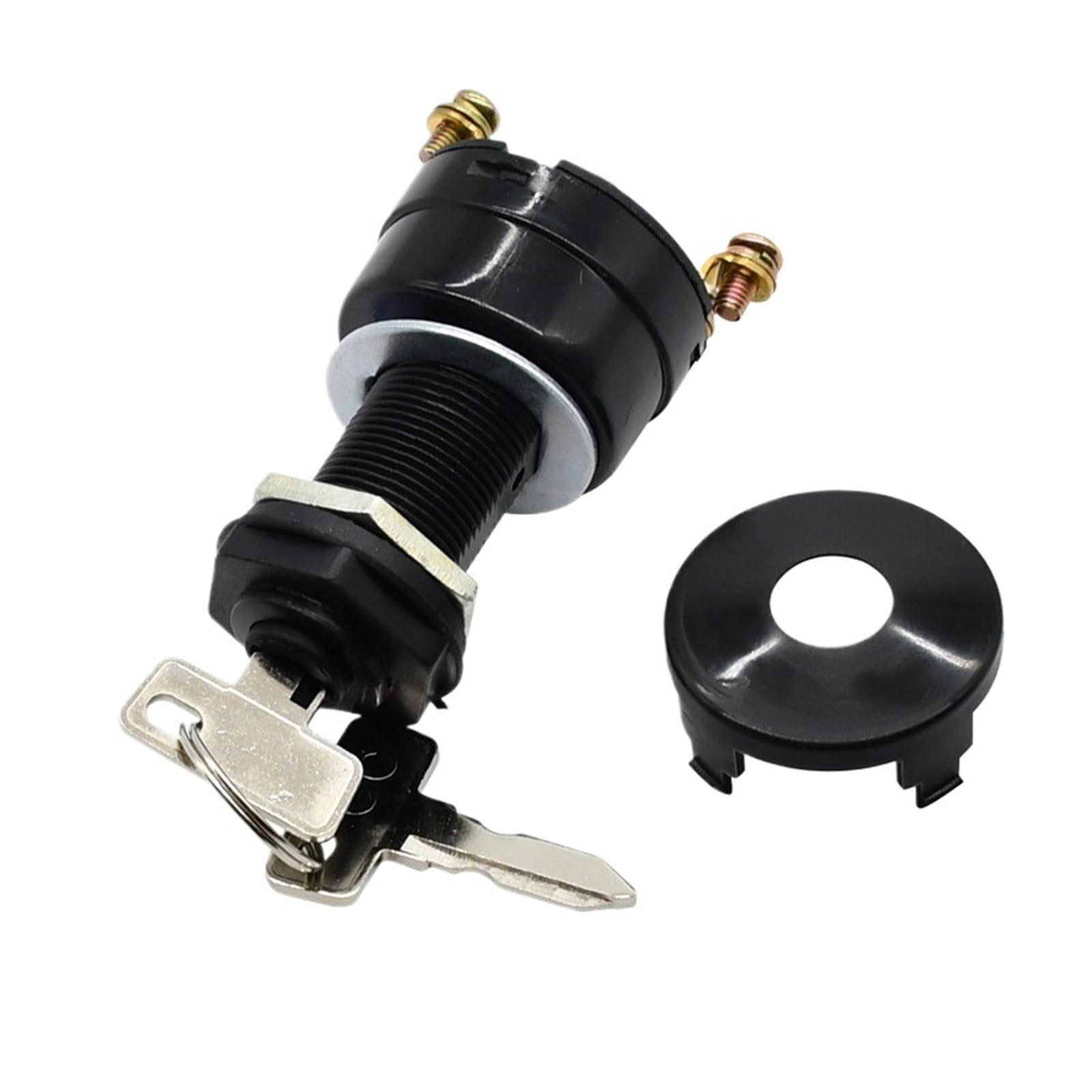 Wattsbvd One Color Golf Cart Ignition Switch With 2 Keys 1018263-01 101826301 1012505 Compatible With Club Car Gas Golf Cart 1996 And Newer