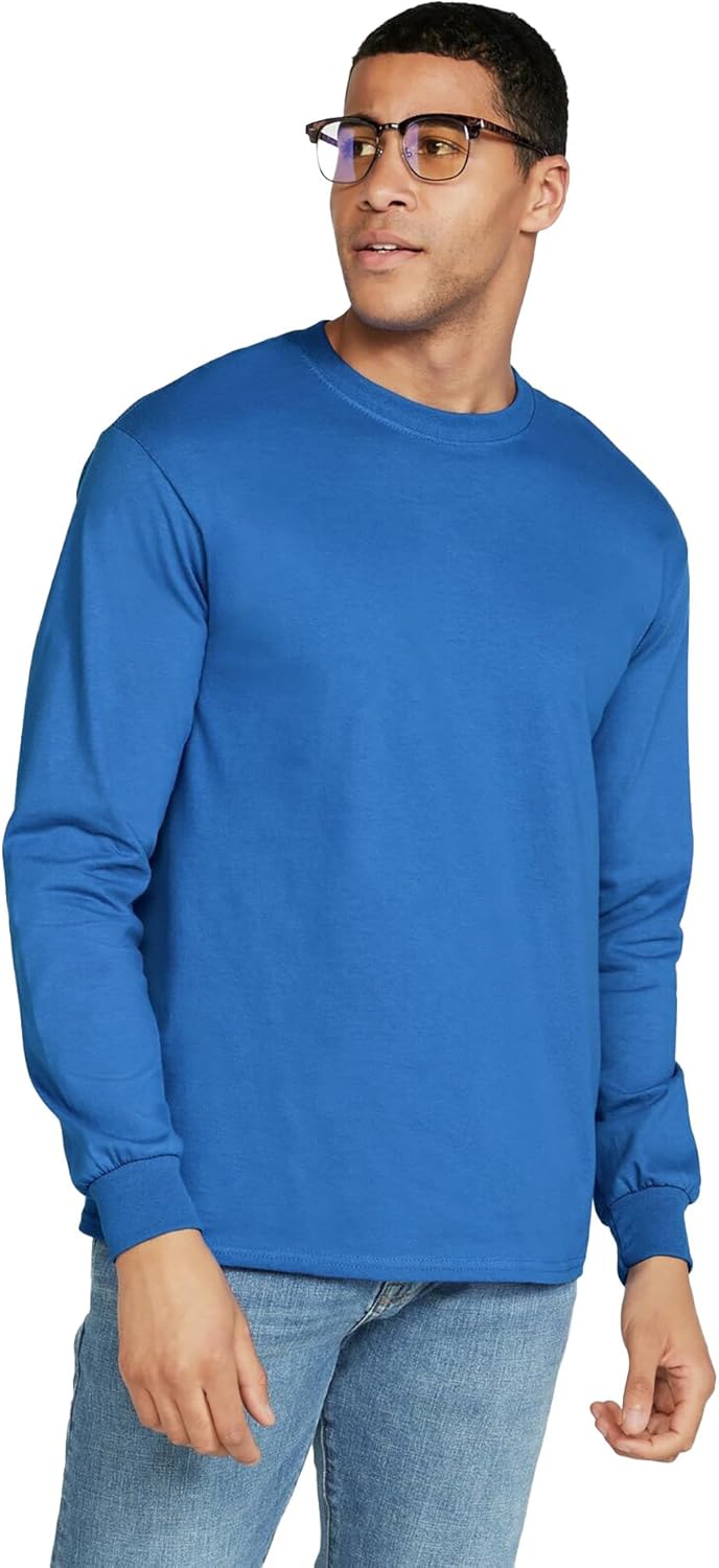 Gildan Adult Ultra Cotton Long Sleeve T-Shirt, Style G2400, Multipack - Image 2