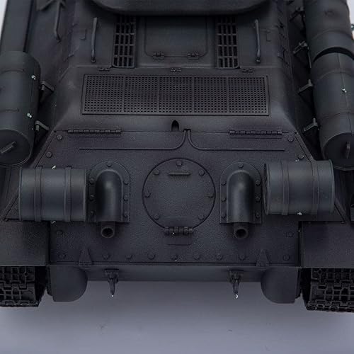 Miniatura 4 de RC Russian T3485 Modelo de tanque del ejército, 116 2.4G 2.4G WWII Tank RC Conjunto de modelo de vehículo militar RC con sonidos de luces, regalo de