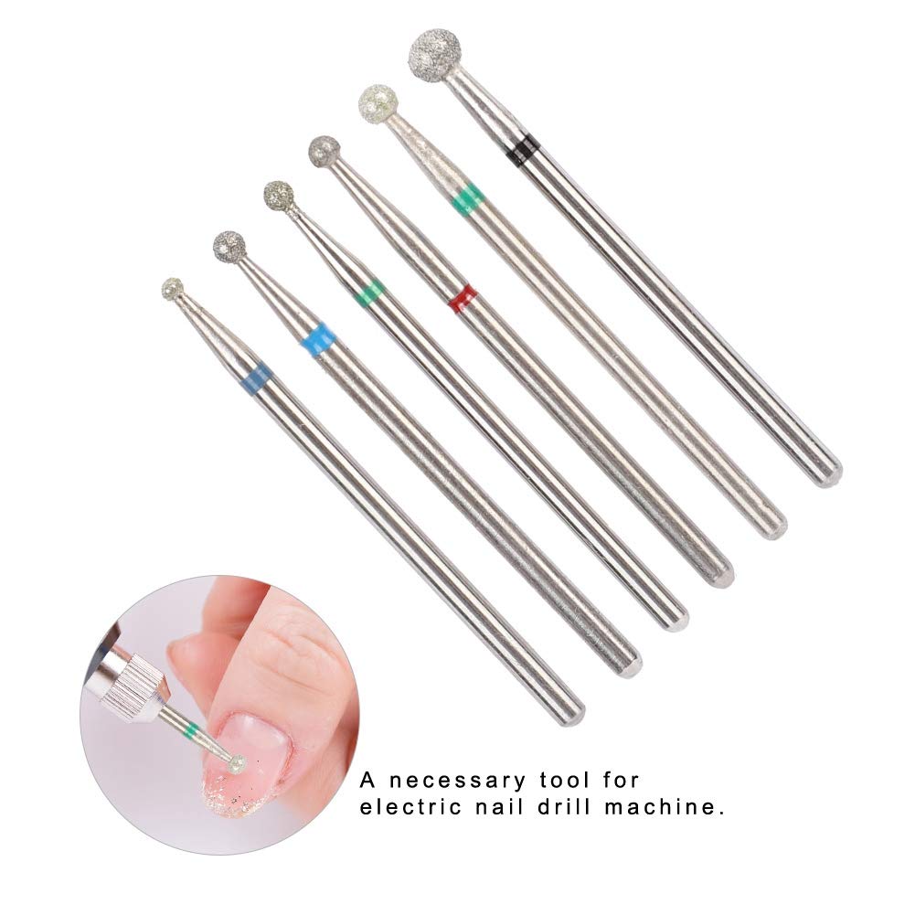 Punte per Trapano per Lime per Manicure, Punta da Trapano per Fresa Unghie Elettrica, Punte Fresa Unghie, Manicure per Unghie Punte per Trapano Manicure Nail Art Uso del Salone di Casa(# 3)