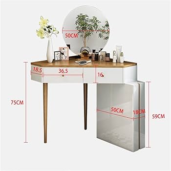 【さー】神奈川まで送料込み定価14万円　コーナードレッシング　テーブル Amazon｜ドレッサー コーナードレッシングテーブルシンプルな
