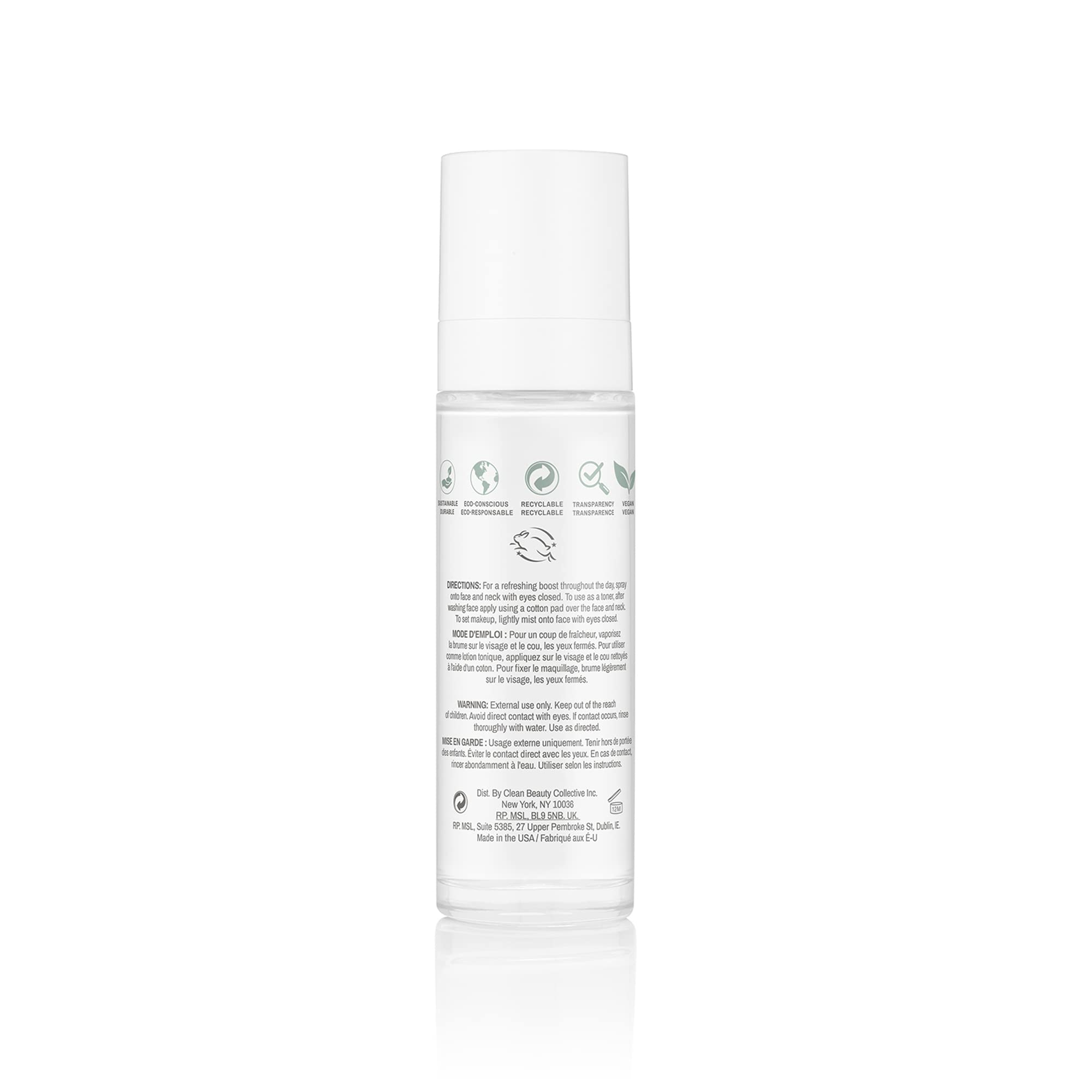 CLEAN RESERVE Elderflower Face Mist | Vegan