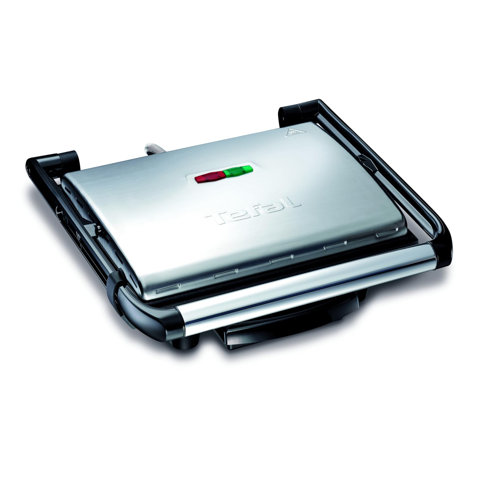 Tefal GC241D12 Grill carne e panini multifunzione, 2000 Watt da riporre in verticale, Nero/Argento