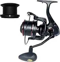 MARURI, Molinete de Pesca Praia TP 8000 V -14 Rolamentos - Drag:20kg - Carretel Alumino - C/Carretel Extra