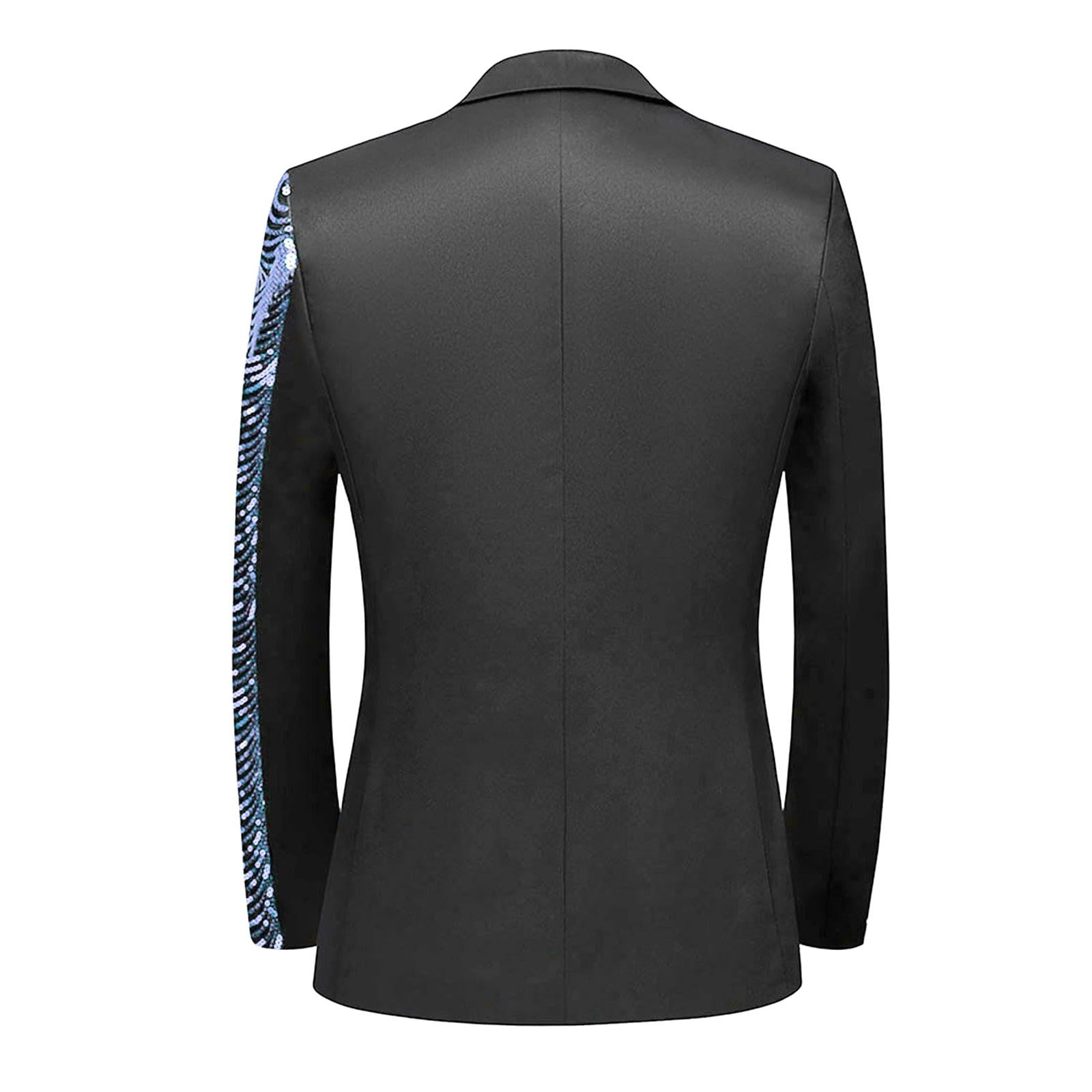 Giacca Vestito Paillettes Brillanti Uomini Casual Slim Fit Giacca Risvolto Elegante Blazer Costume Di Spettacolo Di Scena Giacca Fit Costume per Matrimonio Partito Banchetto Danza Carnevale Costume