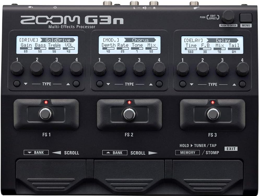 G3n G-Series Multi-Effects Processor for Guitar, 70 (68 Effects, 1 Looper Pedal, and 1 Rhythm Pedal)