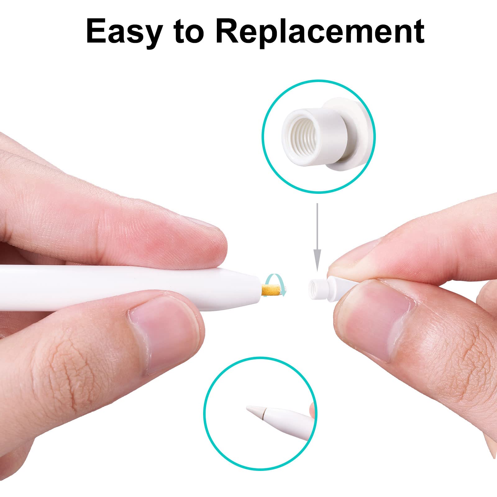 Amazon.com: LINGXIU 2 Pack Pencil Tips Replacement for Apple