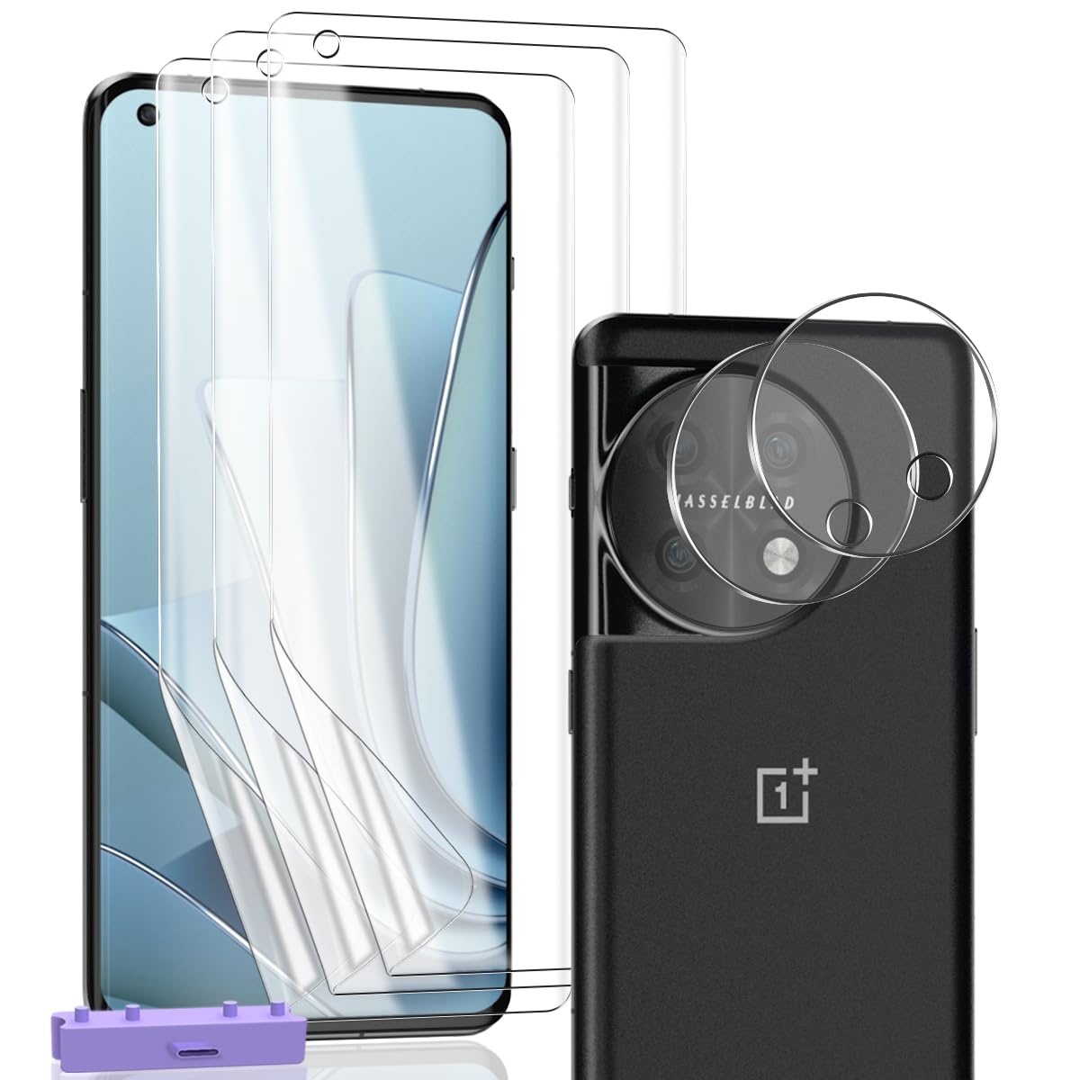 Yenwen Beschermfolie voor Oneplus 15R, pantserglas, 2 stuks