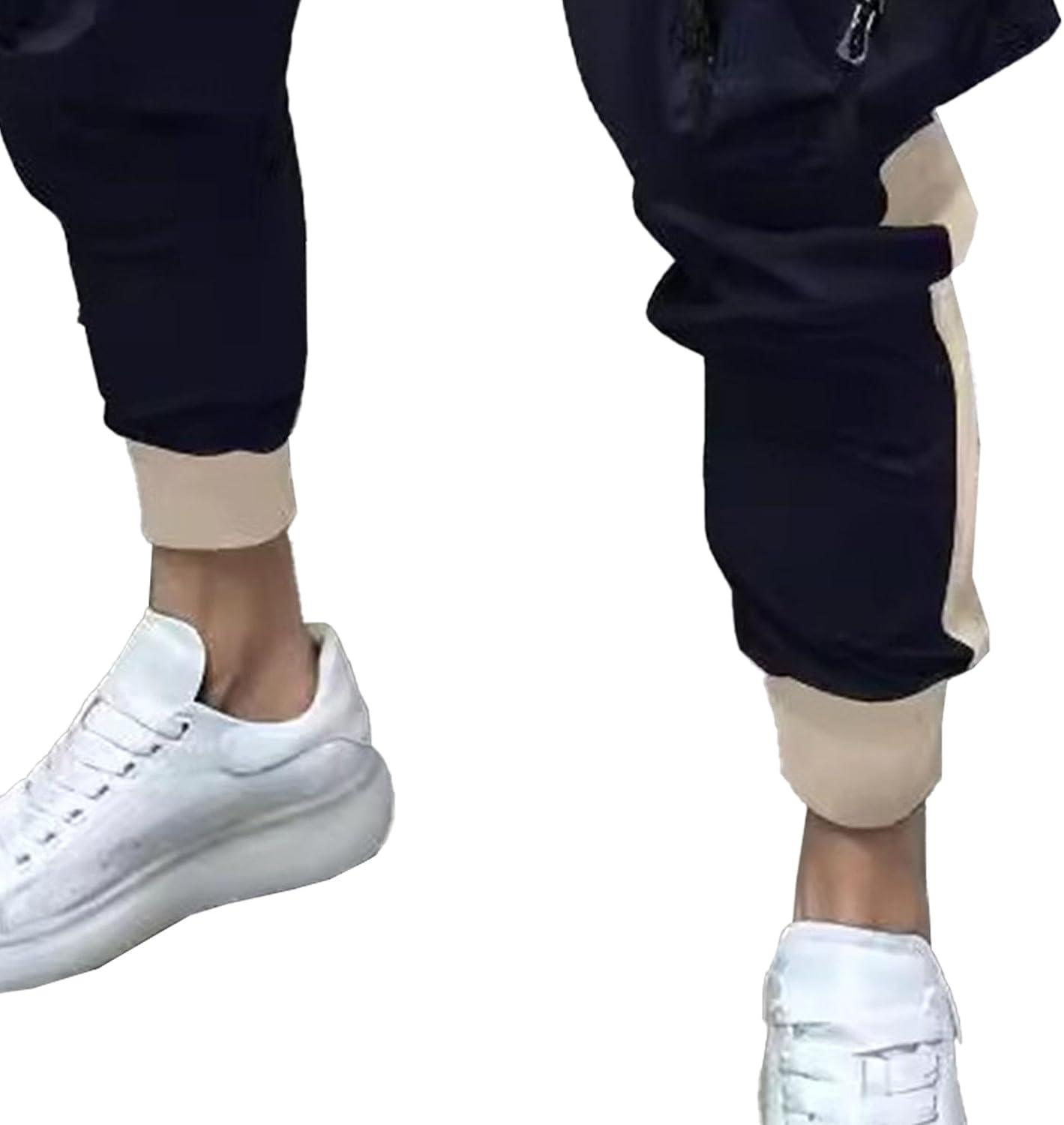 Men's Outdoor Hundred Trend Trousers Daily Handsome Simple Pant Fashion Personalized Casual Zipper Pants