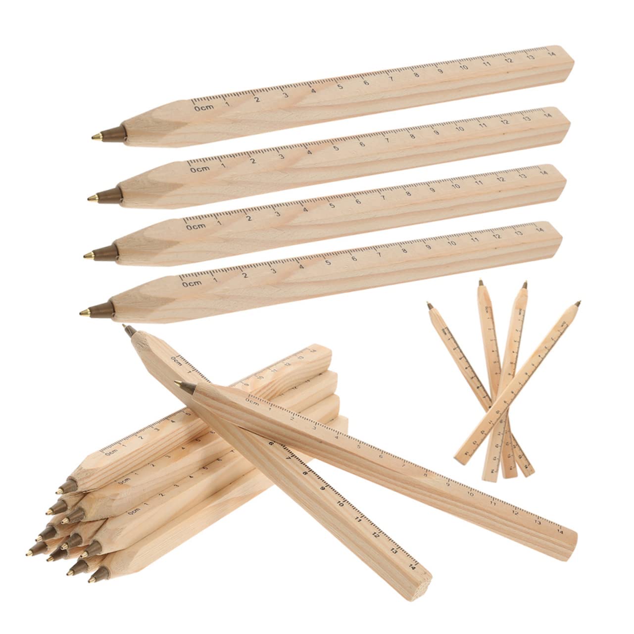 Lurrose 100piezas Bolígrafos De Carpintero De Natural De Descartables Accesorios De Carpintería Rígida