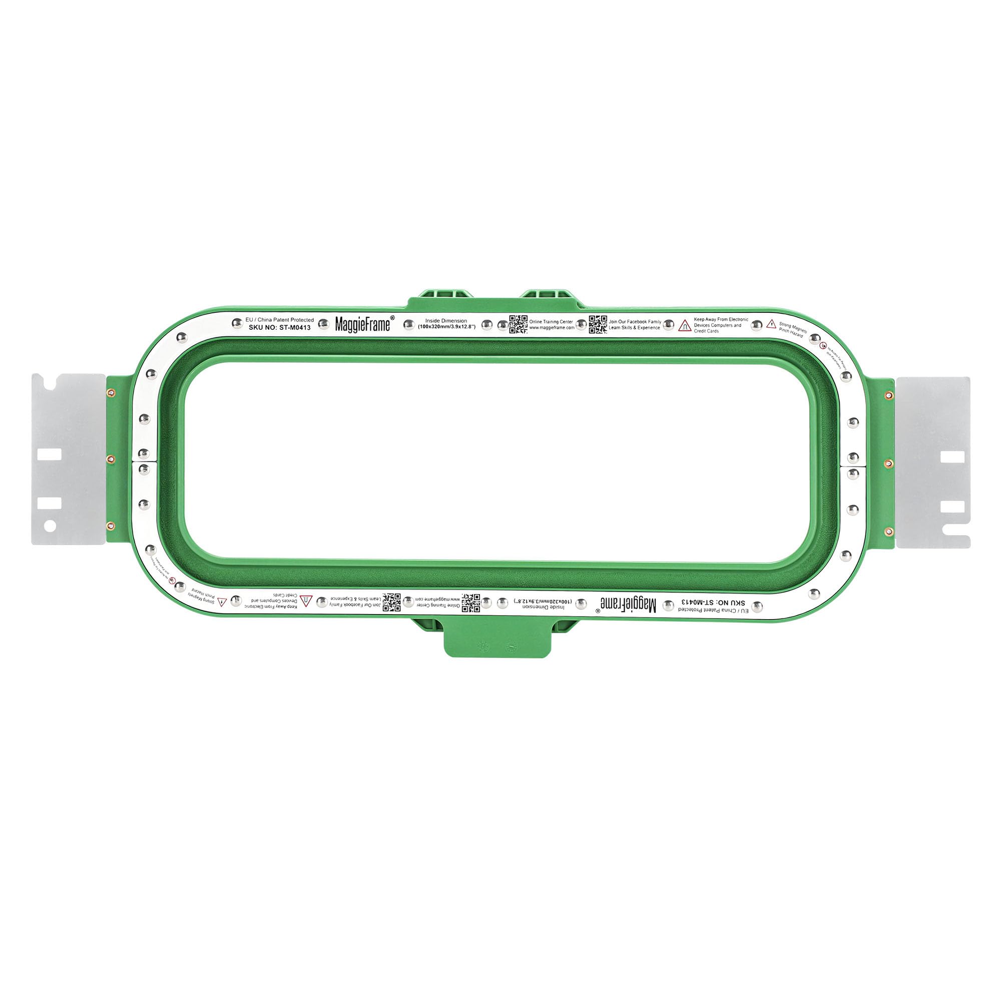 Brewland Bastidor de bordado magnético 100x320mm para Baby Lock Venture | Compatible con Baby Lock ENT10, Enterprise, BNT10, Valiant, Alliance, Capella, Array 6, Endurance 6, Intrepid; 3.9x12.8inch