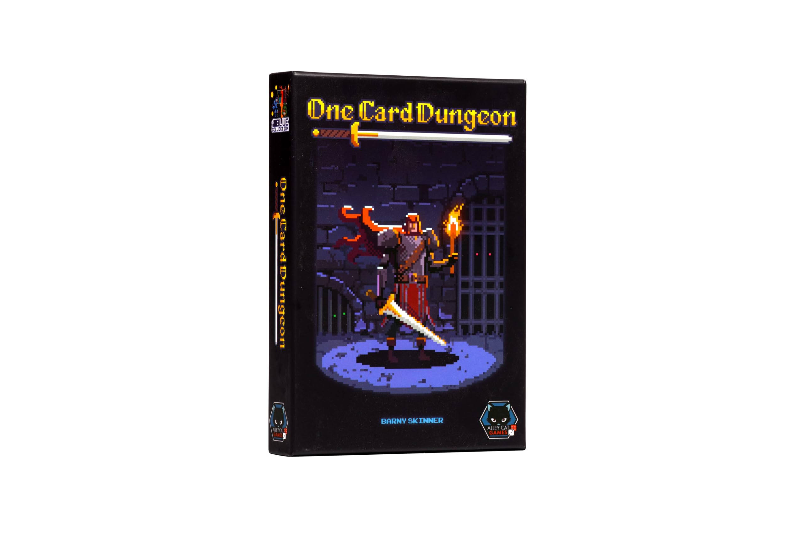 Alley Cat Games One Card Dungeon | Solo Dungeon Crawler | Ages 10+ | Dungeon Board Game | Fantasy Game | Solo Dice Placement Game |