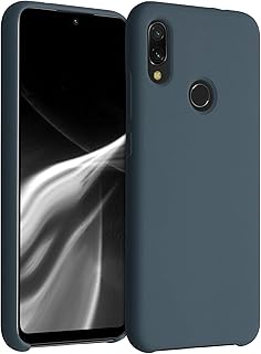 kwmobile Custodia Compatibile con Xiaomi Redmi Note 7 / Note 7 Pro Cover - Back Case per Smartphone in Silicone TPU - Protezione Gommata - ardesia scuro