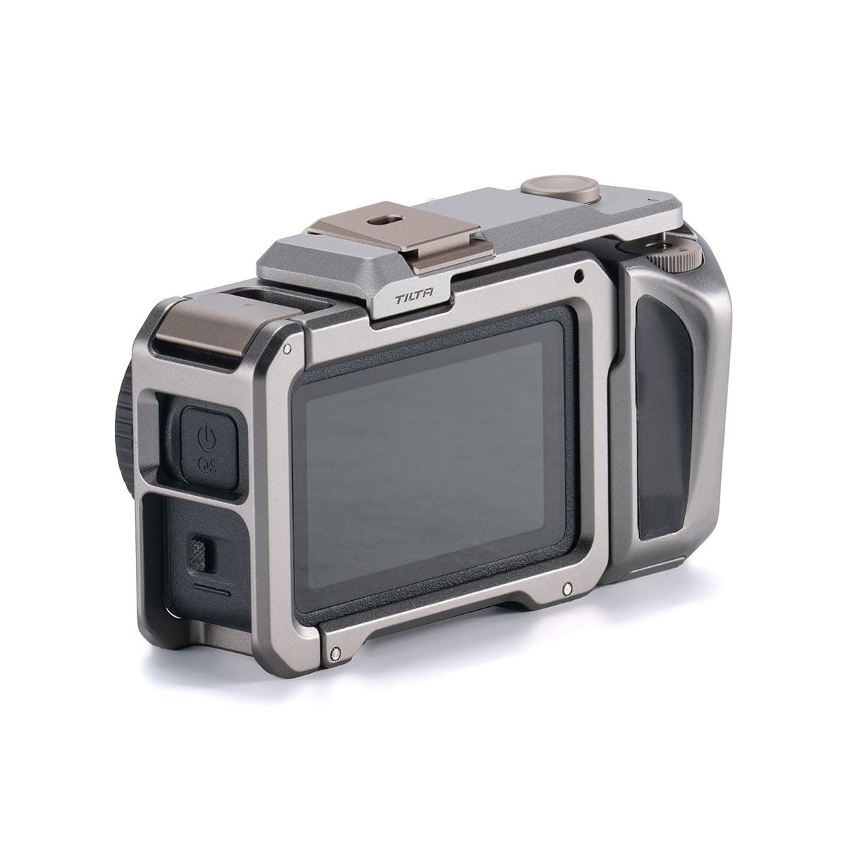 Tilta DJI Osmo Action 6 Street Snap Kit | Jaula completa para cámara y agarre de mano de liberación rápida | Almacenamiento de batería integrado, esfera de bloqueo y tapas de botón personalizadas |