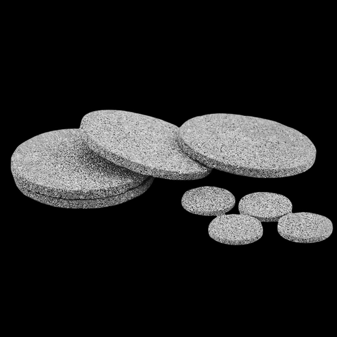 Foglio filtrante for polvere SUS sinterizzato, 1 piastra filtrante con foro rotondo micron(3mmx54mm)