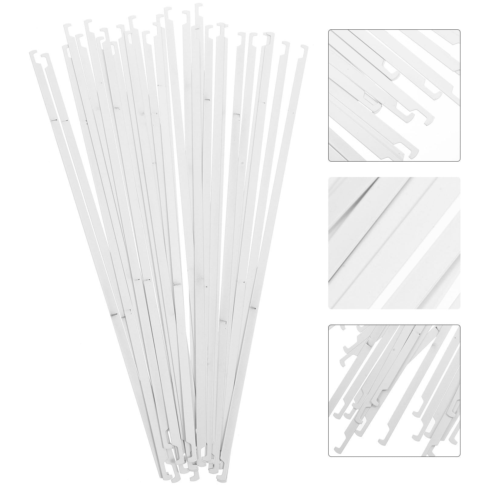 Operitacx Barra Colgante De Metal De 16 Pulgadas Para Carpetas Colgantes Soporte Para Recibos Facturas Documentos Organizador De Oficina Resistente Y Estable