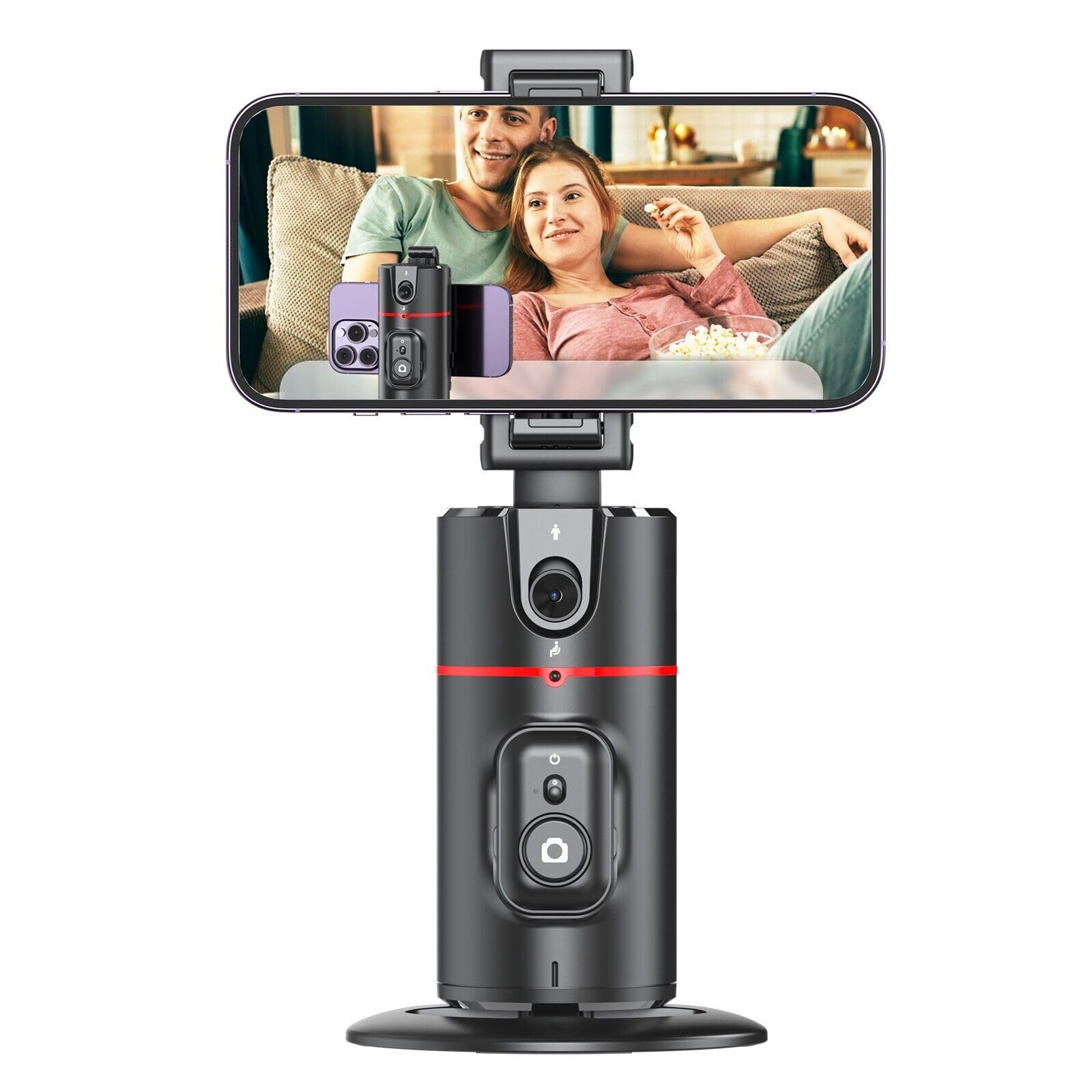 Lapras ( Today with 12 Years Warranty ) Auto Face Tracking Tripod, Phone Holder, 360° Rotation, AI Auto Face Object Tracking Selfie Stand, Best for Live Stream-picture-21