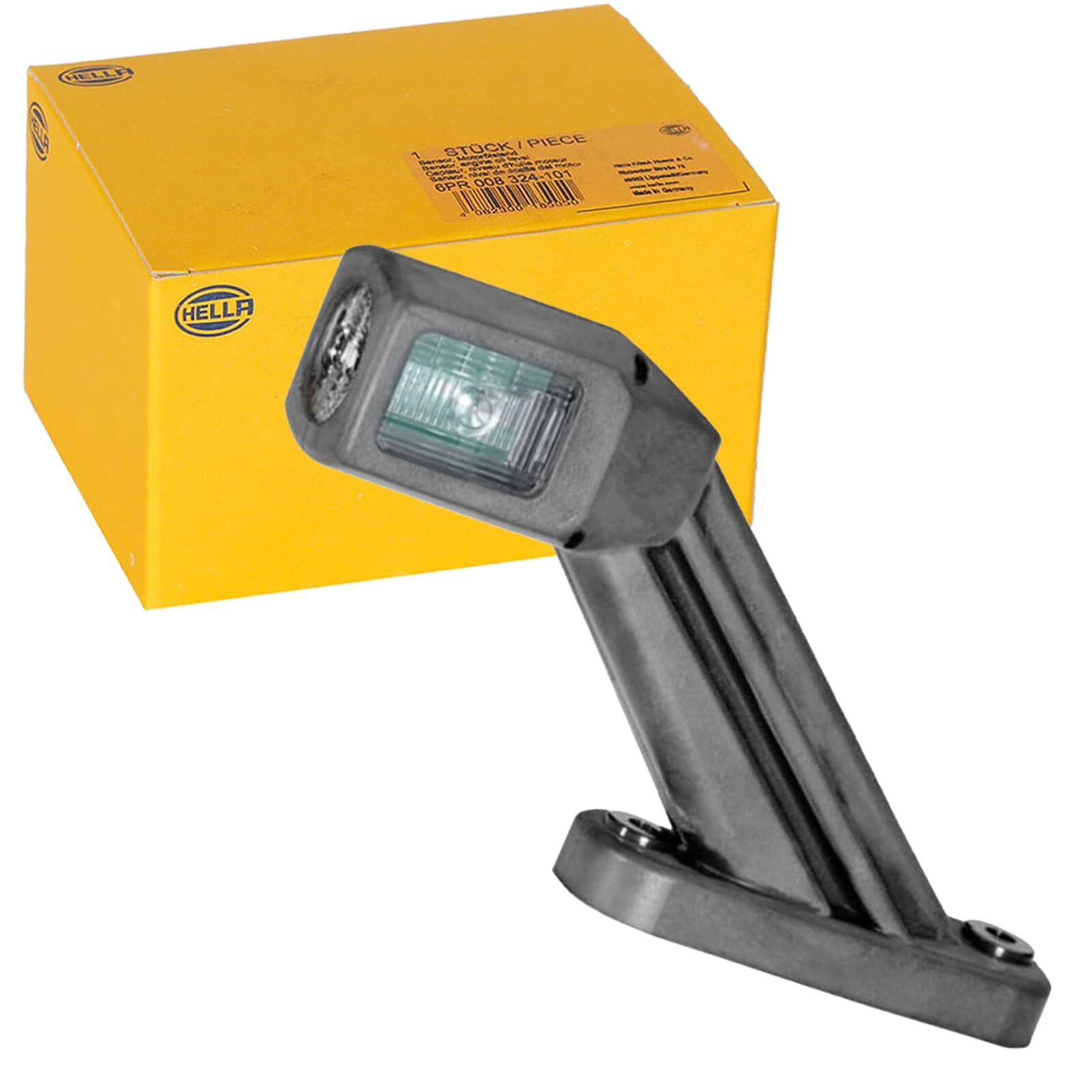 HELLA Światła obrysowe - LED - 12V / 24V - ECE/ADR/GGVS - Przewodu: 670[mm] - Wtyczki: Quick Link - 2-biegunowy - z lewej/boczna oprawa - 2XS 011 769-091