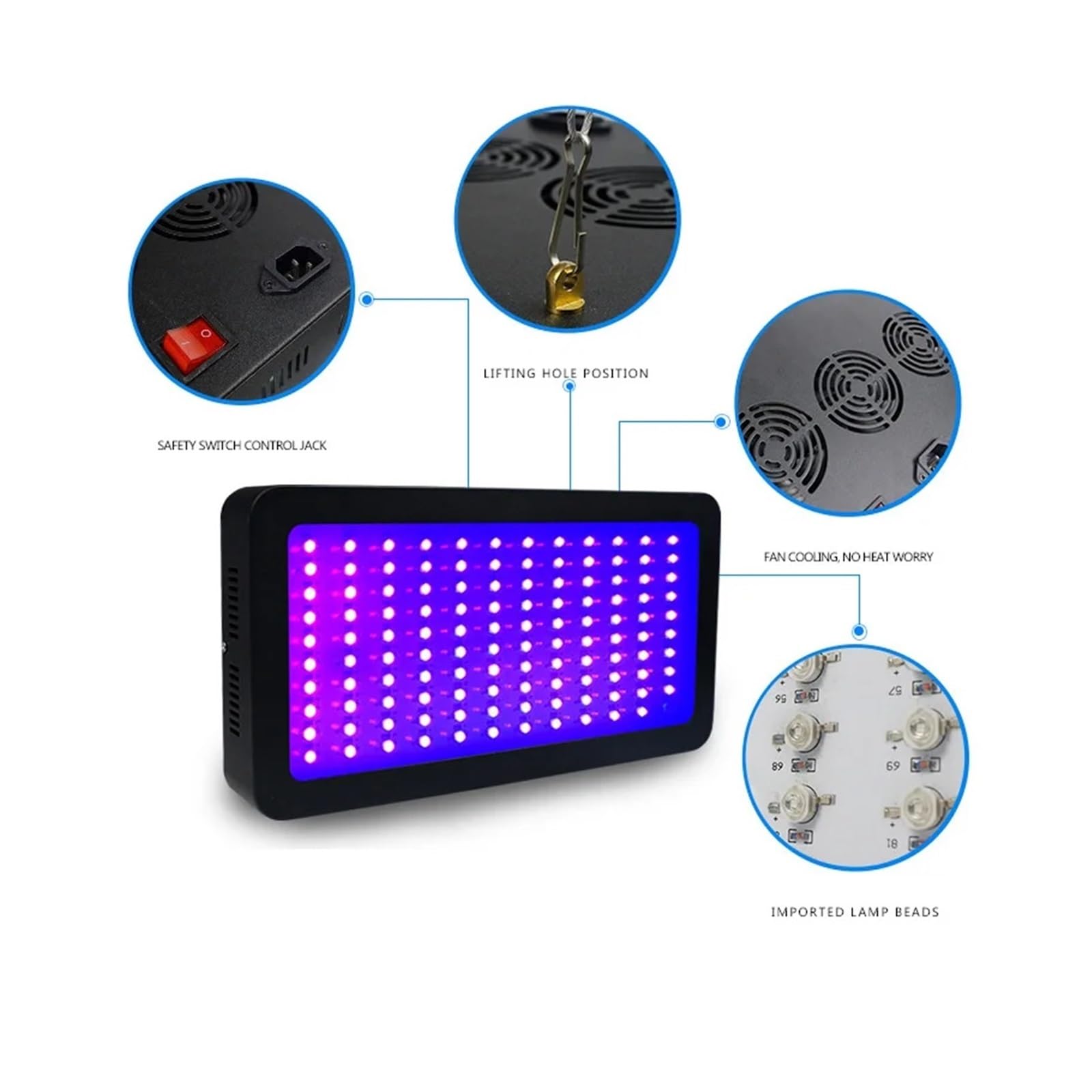 Lampa żywiczna UV, Lampa utwardzająca LED UV 1500W o dużej mocy 395nm 405nm 365nm klej do stylizacji drukowanie UV zielony olej bezcieniowe światło utwardzające żywicę Utwardzanie żywicy Ultrafioletow