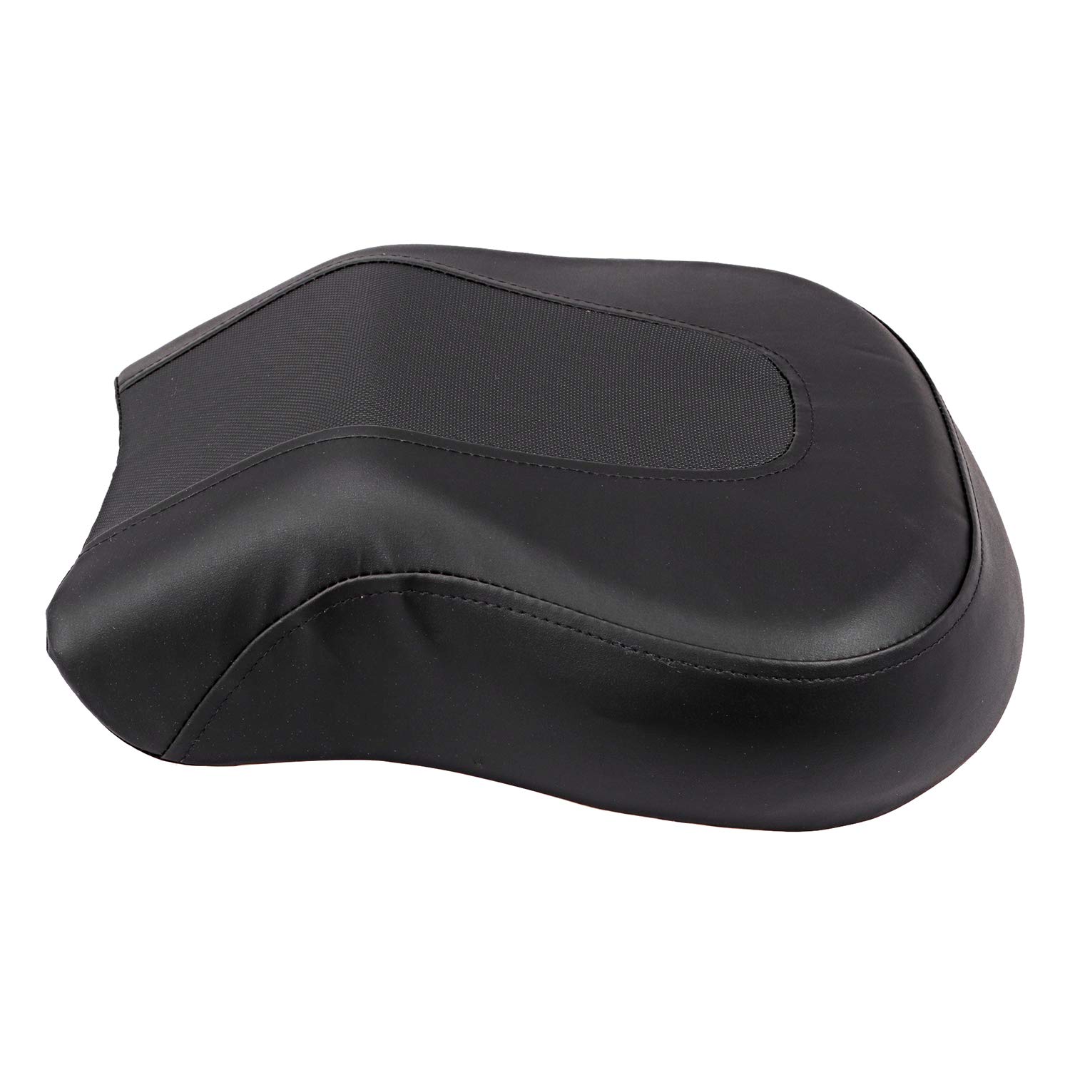 Cuscino per sedile posteriore del passeggero, compatibile con Harley Softail Fat Boy FLSTF 2007-2017, colore: Nero