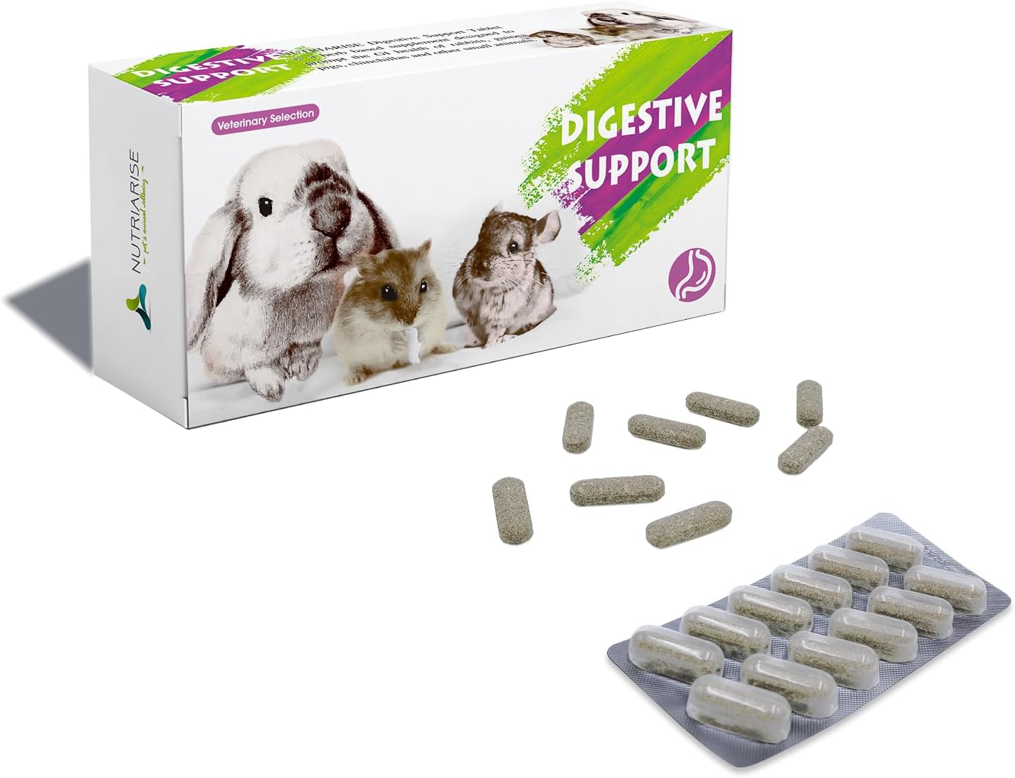 Amazon.com: Equa Holistics HealthyGut Probiotics for Rabbits Dietary ...