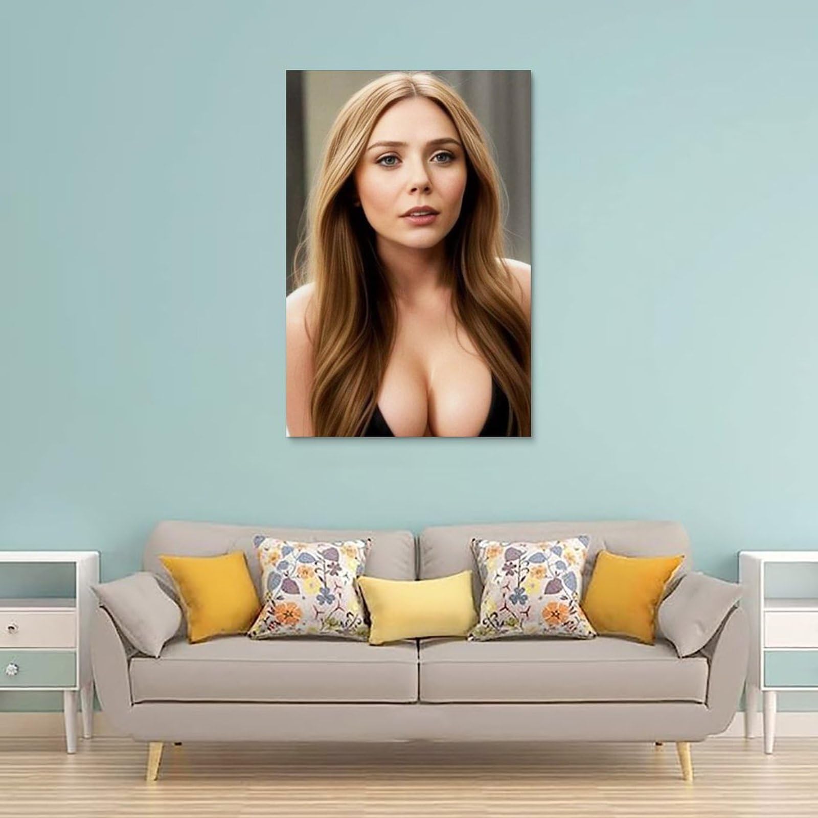 Amazon.com: HExeh Elizabeth Olsen - Póster de arte sexy de