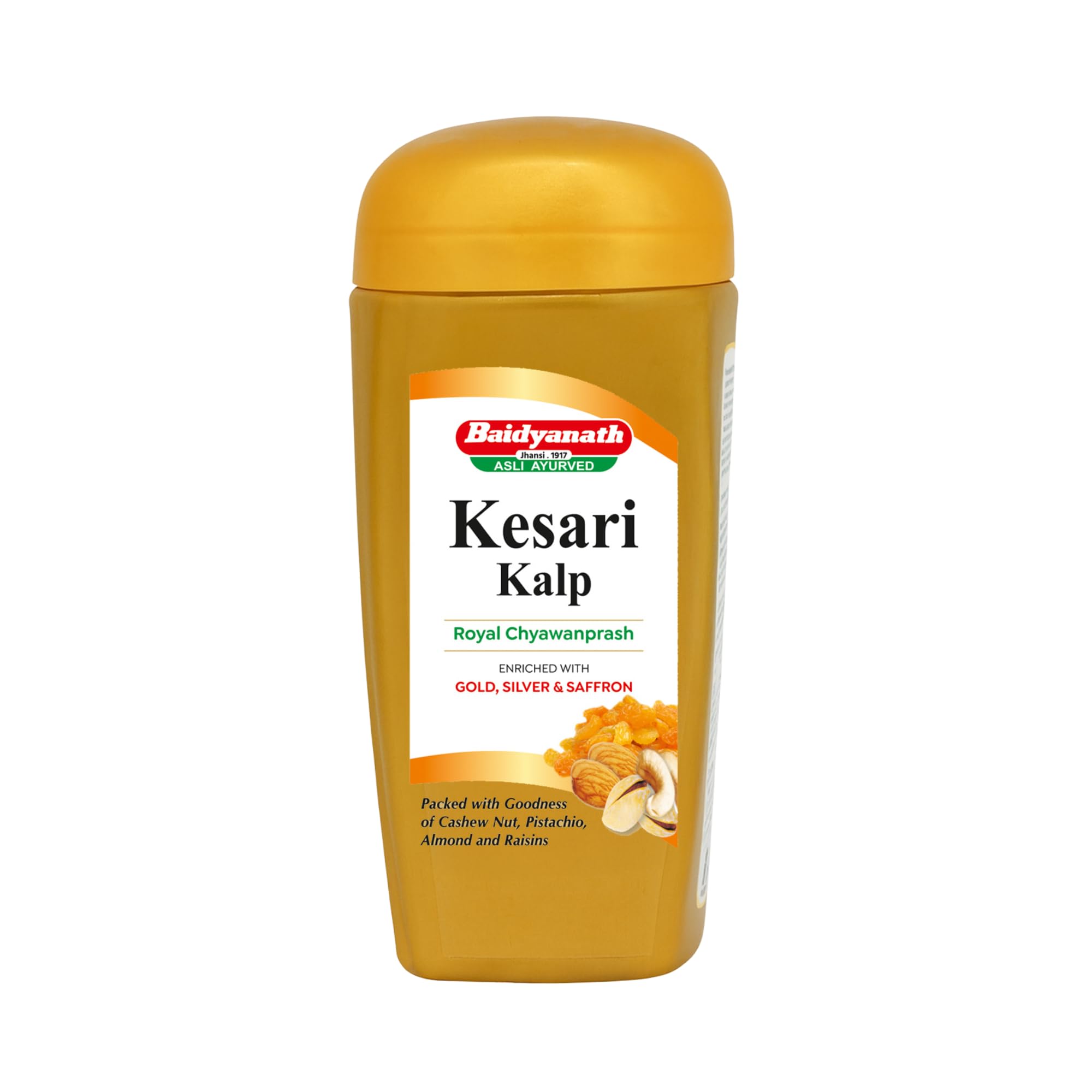 Baidyanath Kesari Kalp Jhansi Enriched With Gold, Silver And Saffron - Powder, 1 Kg