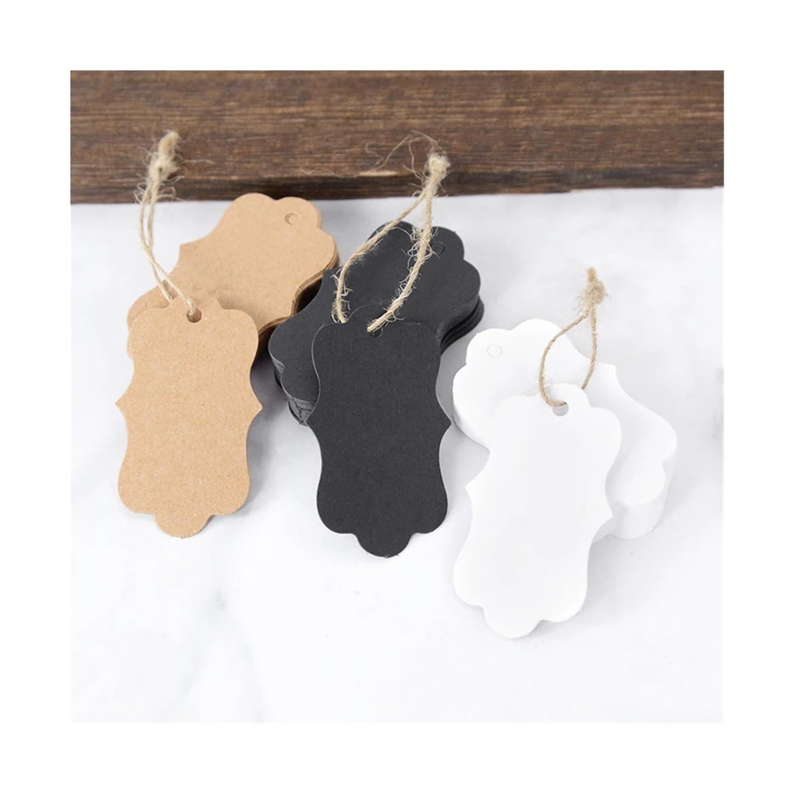Handgefertigte Geschenkanhänger mit Schnur for Kleidung, Geburtstag, Hochzeit, Urlaub, DIY-Bastelarbeiten