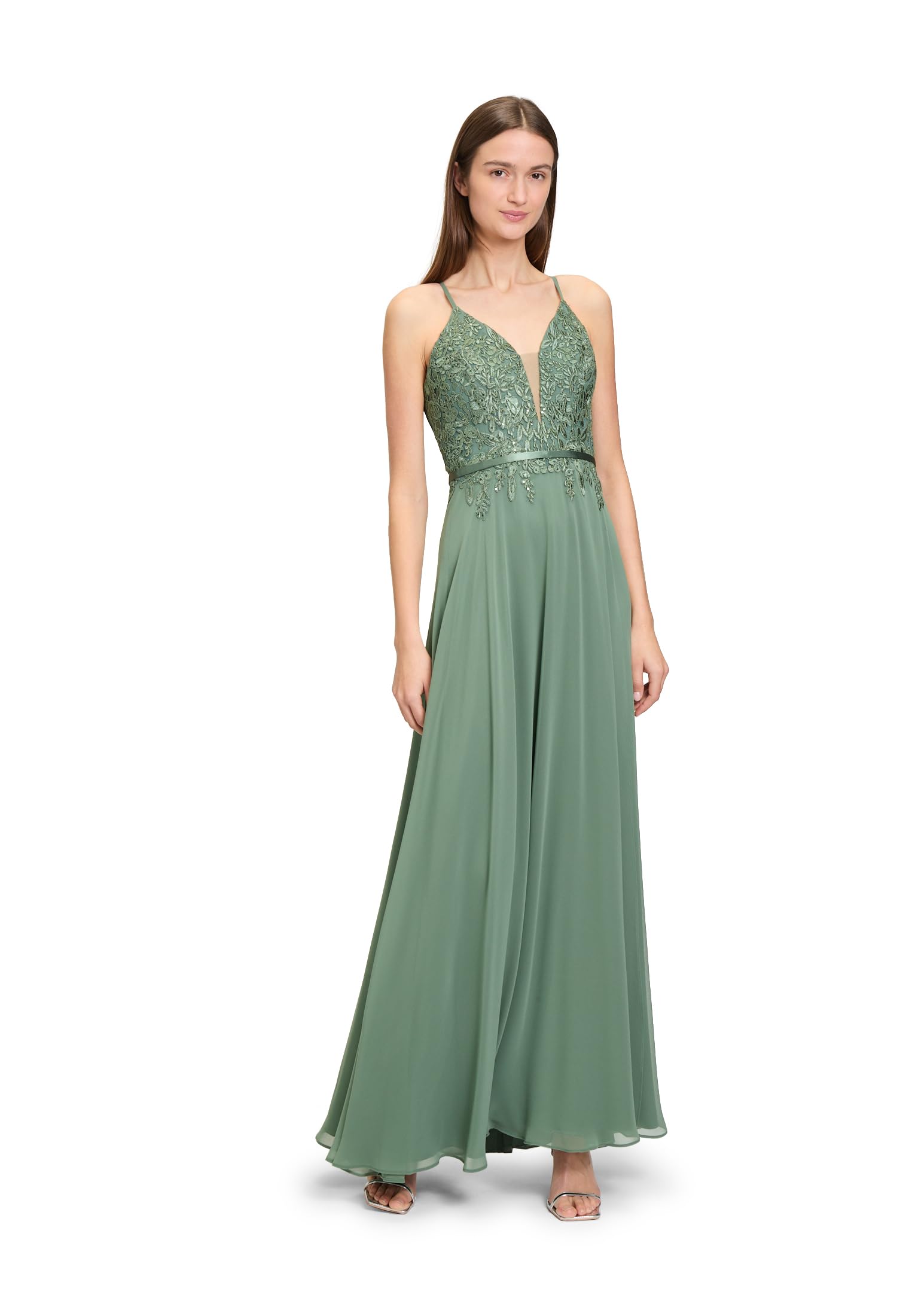 Vera Mont Damen Abendkleid mit Stickerei