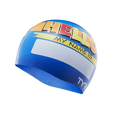 Tyr Hello My Name is Swim Cap, Junior