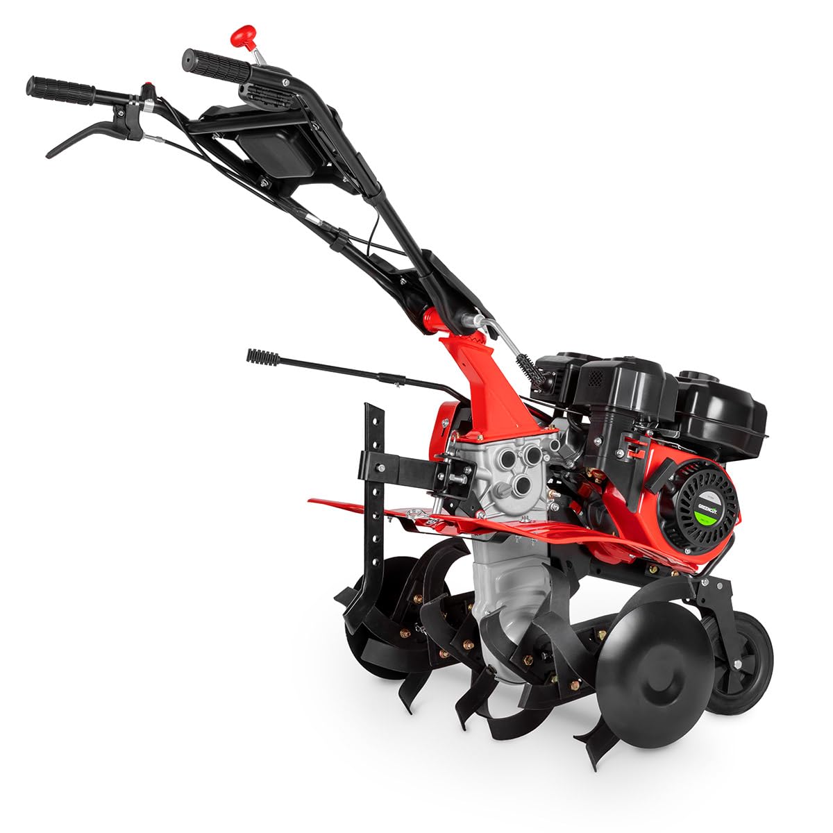 GREENCUT GTC300X - Motoazada de gasolina con motor de 4 tiempos 212cc y 7cv, ancho de trabajo 95cm, 3marchas, fresas de hierro templado intercambiables