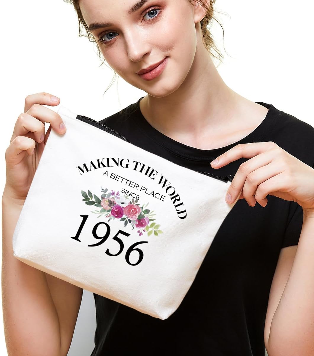 Fokongna 70th Birthday Gifts for Women Mom Grandma Aunt BFF Friends Teacher Boss Staff Colleague Coworker-Making The World Since 1955-70 Years Old Gifts Ideas For Women Turning 70 for Wife Sisters - Image 3