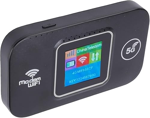 Miniatura 4 de VBESTLIFE Enrutador WiFi móvil 4G LTE con ranura para tarjeta SIM, dispositivo de punto de acceso portátil de viaje de 300 Mbps, módem de Internet