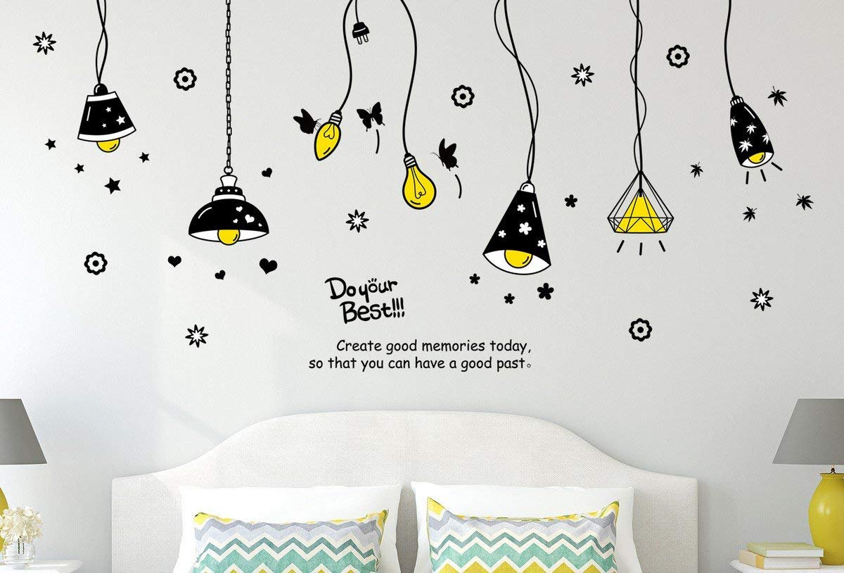 INKEDIFY 150 cm Wall Decals Sticker Beautiful Night Design Wall Stickers Self Adhesive Sticker (Pack of 1) (B0CG67FYK5) Amazon Price History, Amazon Price Tracker