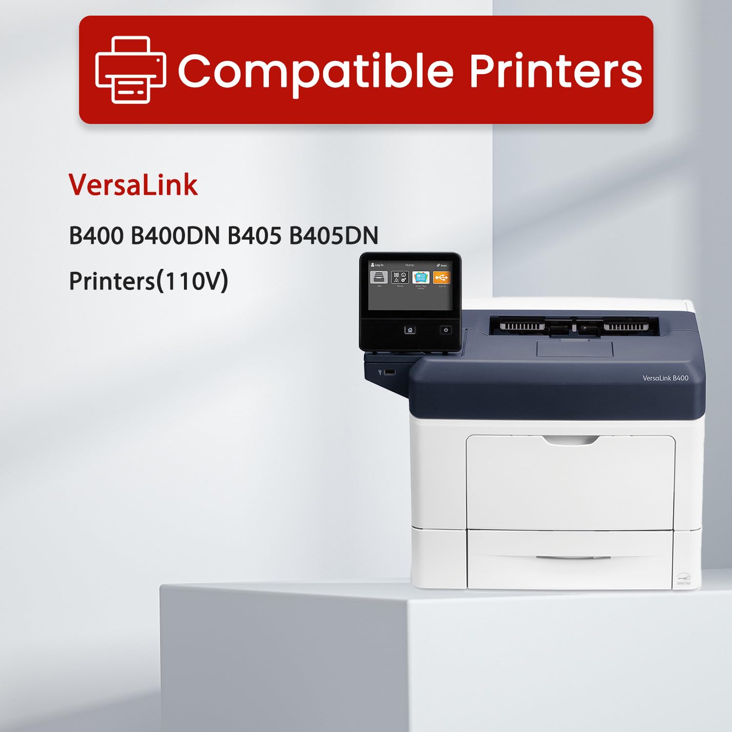115R00119 Fuser Maintenance Kit 110V Replacement for Xerox B400 B405 Fuser Unit Compatible with Versalink B400 B400DN B405 B405DN Printers, 1 Pack B400 B405 Fuser Kit, 200,000 High Yield
