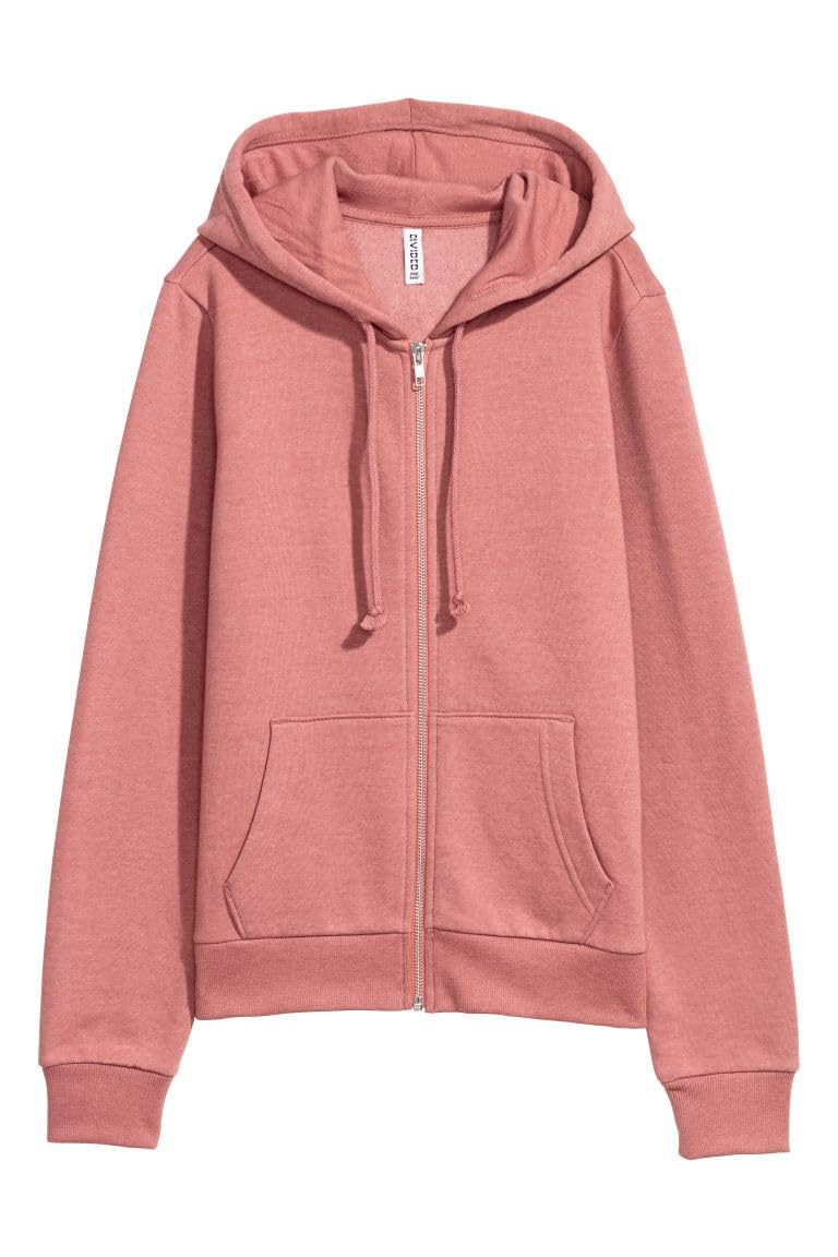 prachikfashions Solid Hoodie for Women | Hooded Neck with Front Zipper, Full Sleeves, Casual Wear Cotton Blend Hoodie (Peach)-picture-28