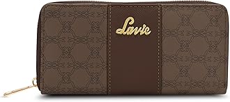 Lavie Women's Mono Wallet | Ladies Stylish Purse Bag | Credit Card, Money Holder | Zip Around Wallet | Gift for Women
