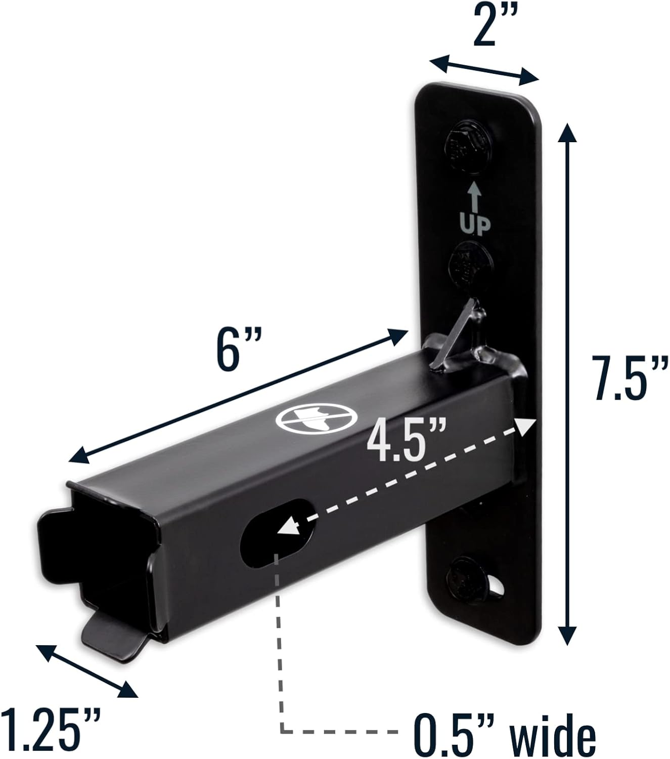 StoreYourBoard Hitch Wall Mount, Bike and Cargo Rack Hanging Garage Organizer, Trailer Hitch Receiver Storage, Holds Max 175 lbs (1.25 inch)