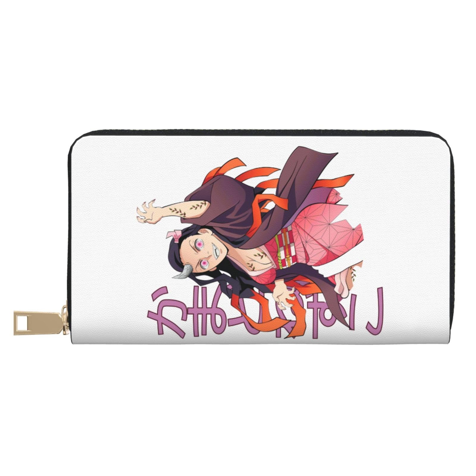 Amazon.co.jp: 財布 鬼滅の刃 禰豆子 長財布 レザー ながざいふ 小銭