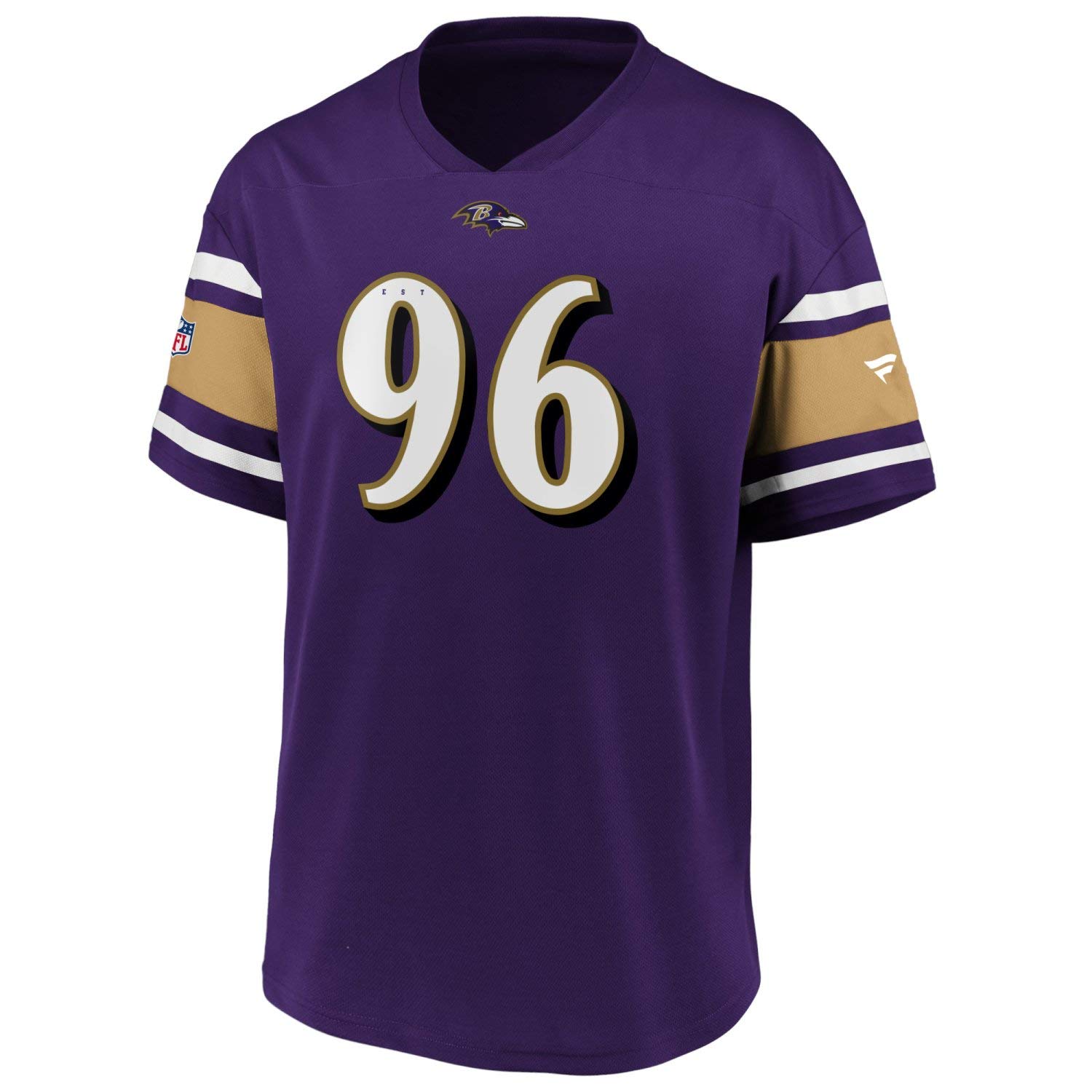 Fanatics Team Colors Purple Baltimore Ravens Nfl Supporters Jersey - L