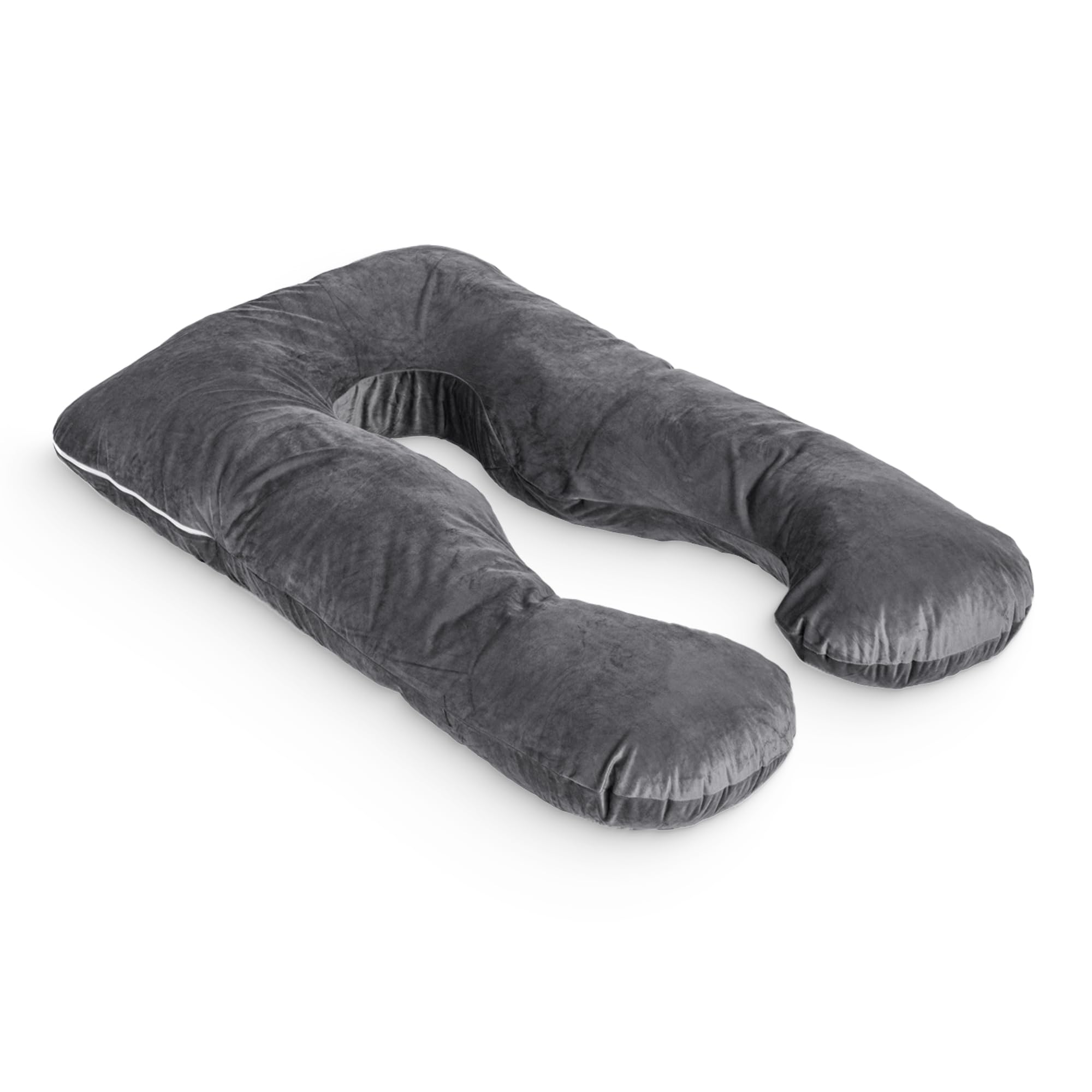OreillerConfort Taie D'oreiller (Micropeluche - Gris foncé)
