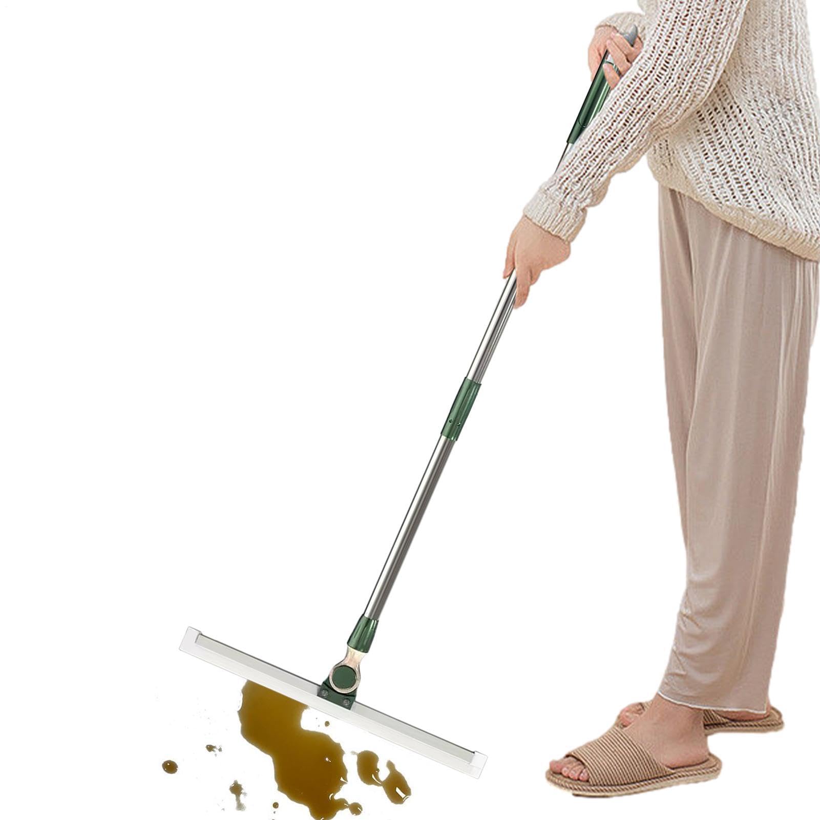 Raschiatoio per pavimenti Pulitore con Rotazione a 180 Gradi | Squeegee per Bagno Per la pulizia di pavimenti, cemento, piastrelle, garage, finestre, bagno, , cucina e di animali